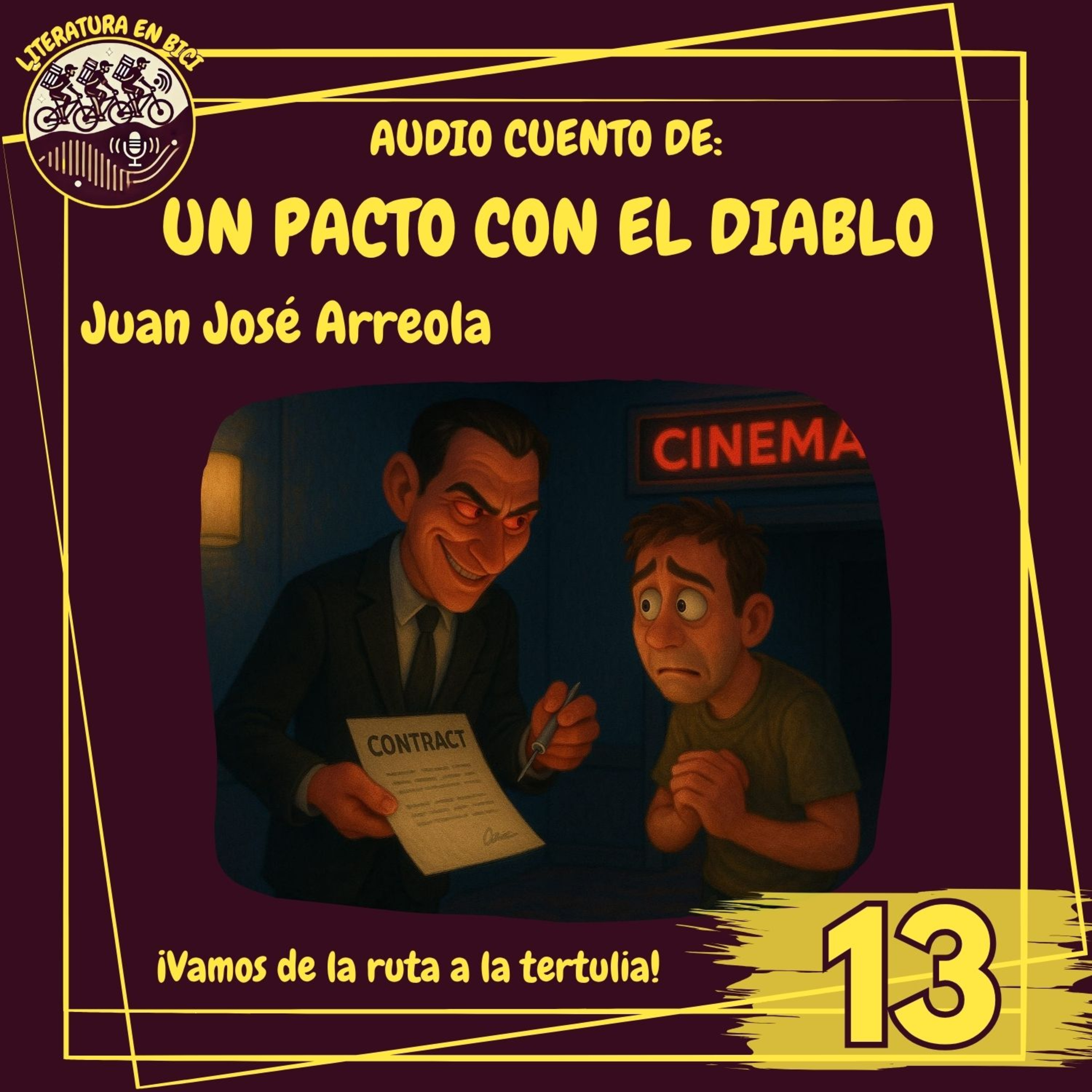 Portada de LITERATURA EN BICI