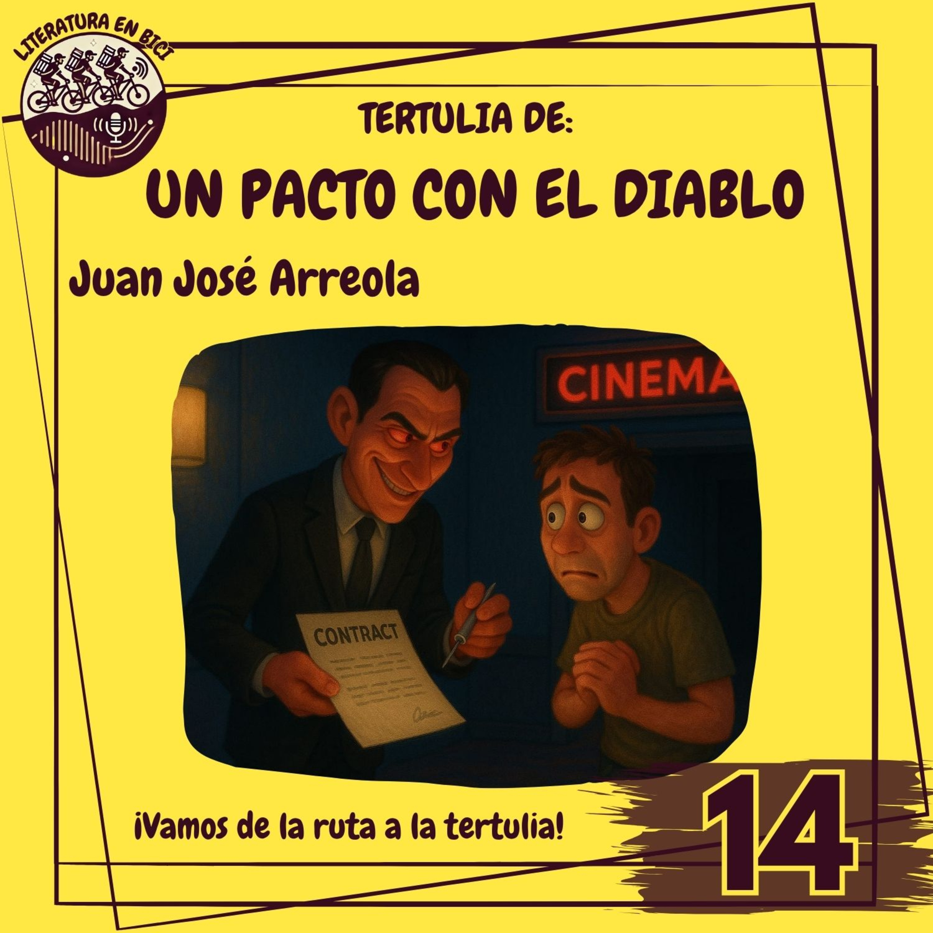 Portada de LITERATURA EN BICI