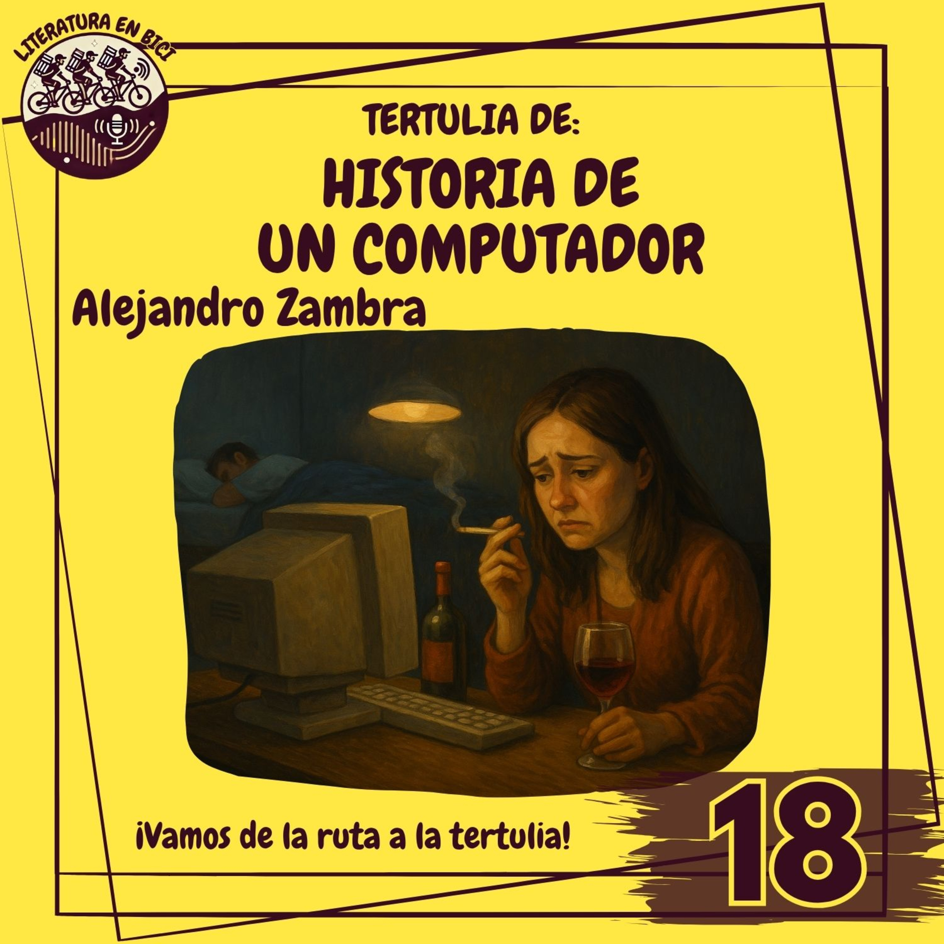 Portada de LITERATURA EN BICI