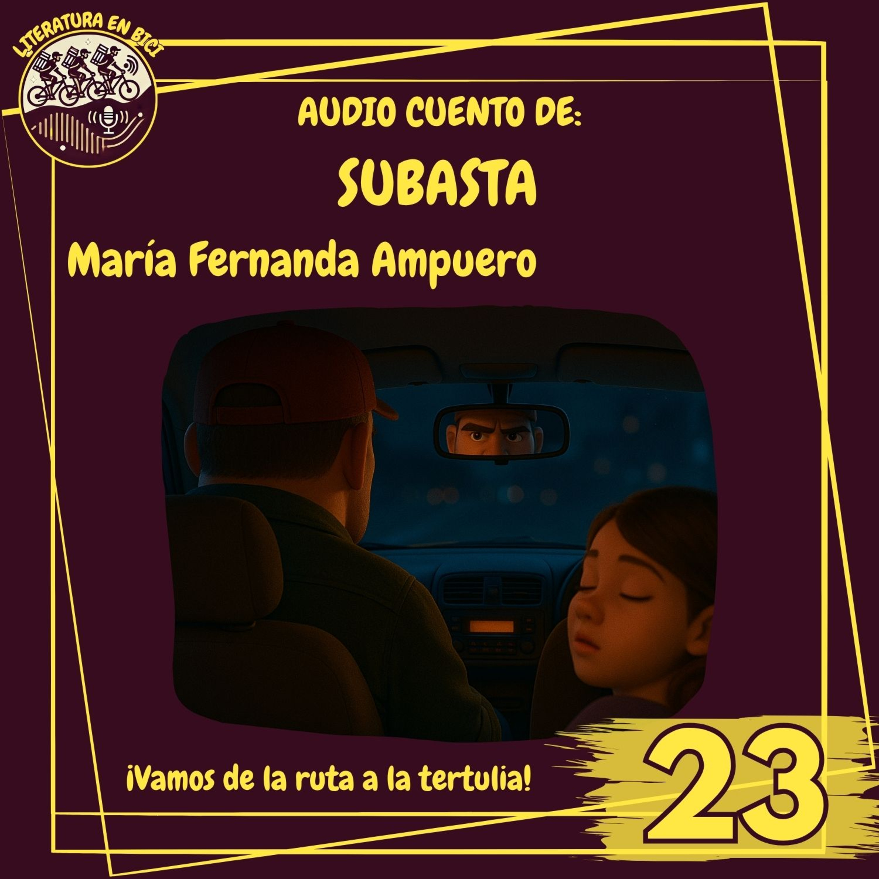 Portada de LITERATURA EN BICI