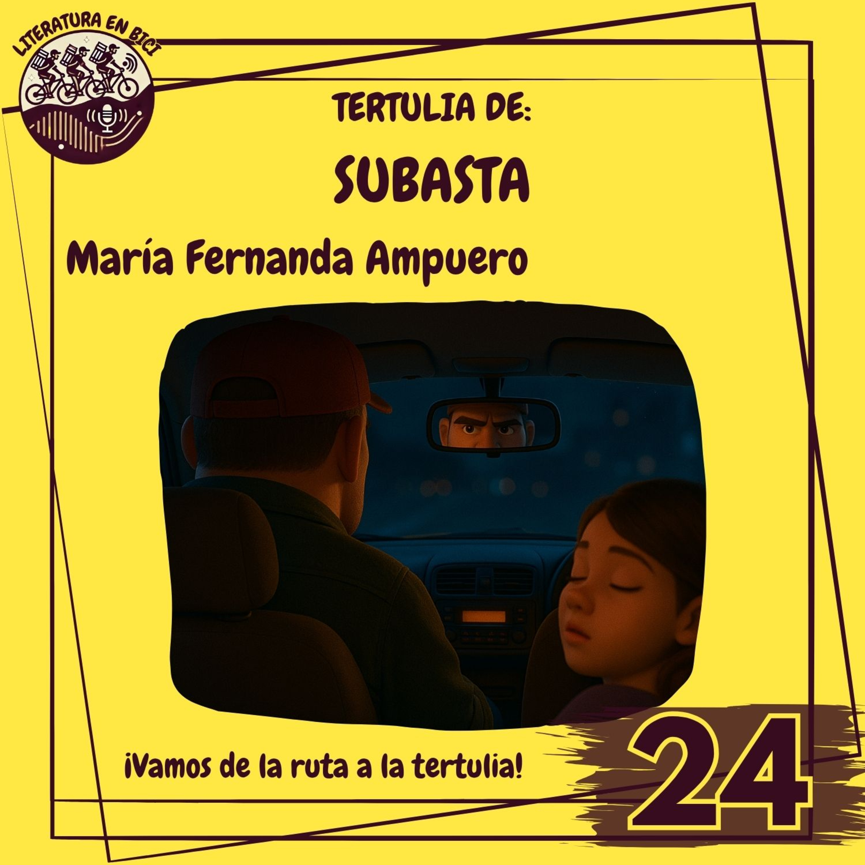 Portada de LITERATURA EN BICI