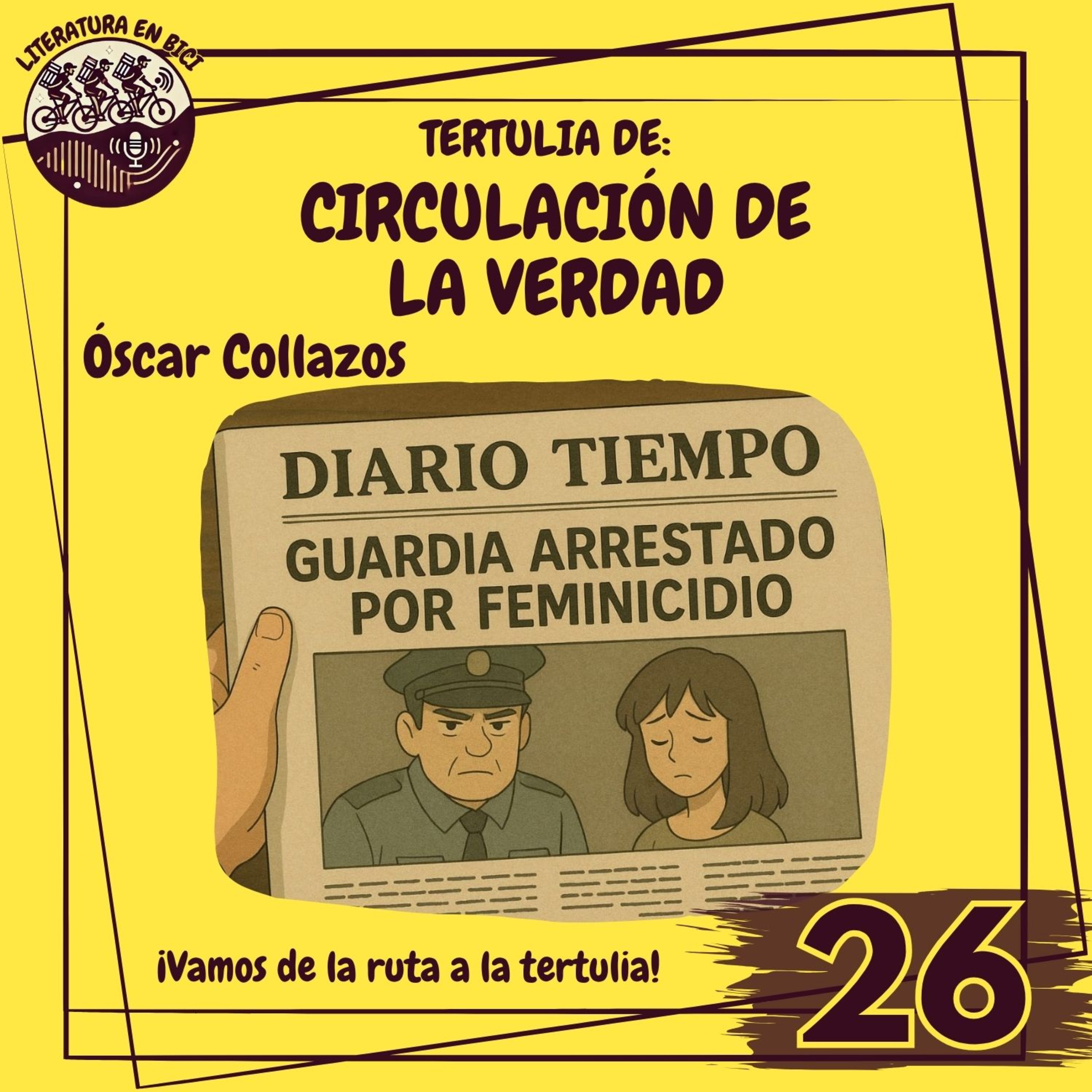 Portada de LITERATURA EN BICI