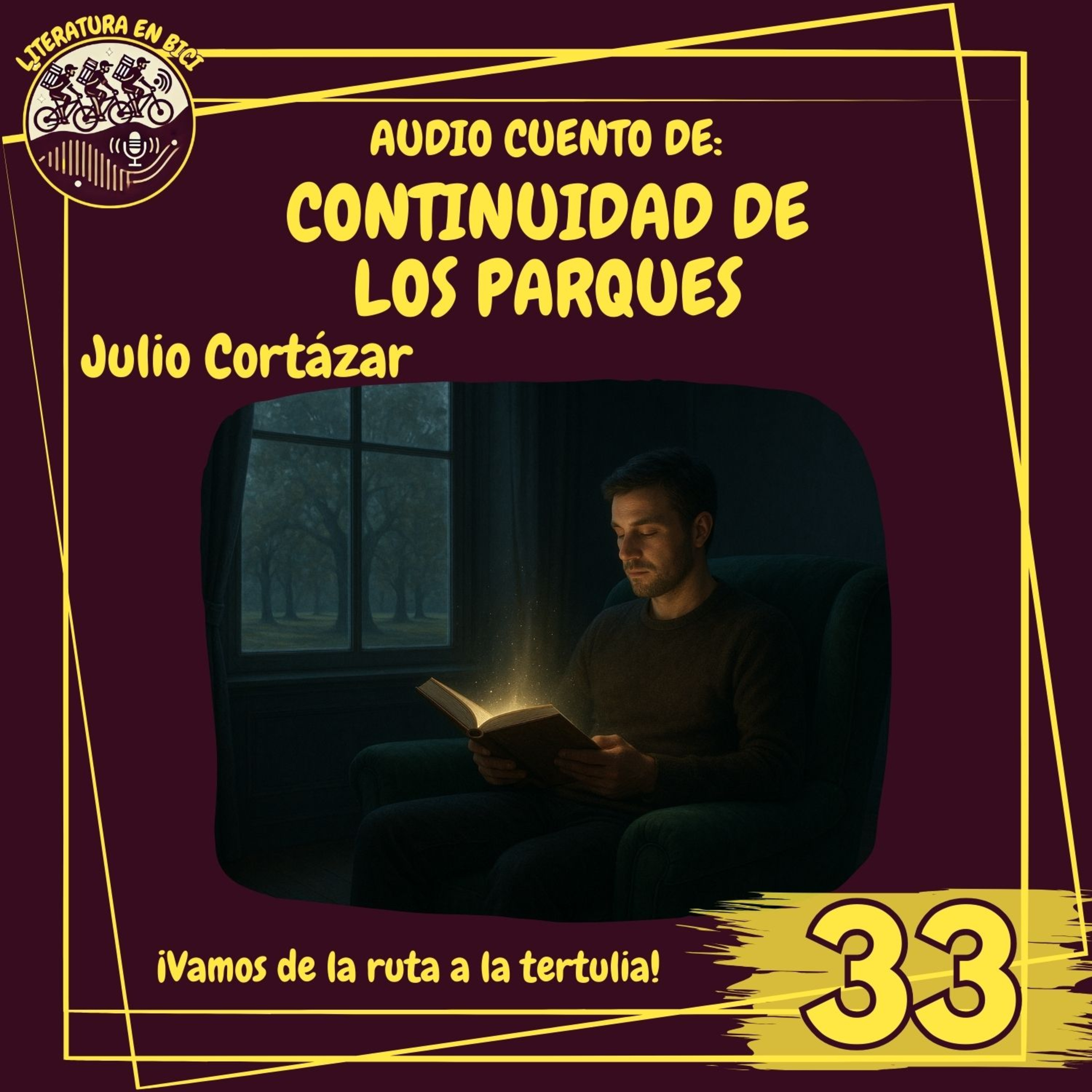 Portada de LITERATURA EN BICI