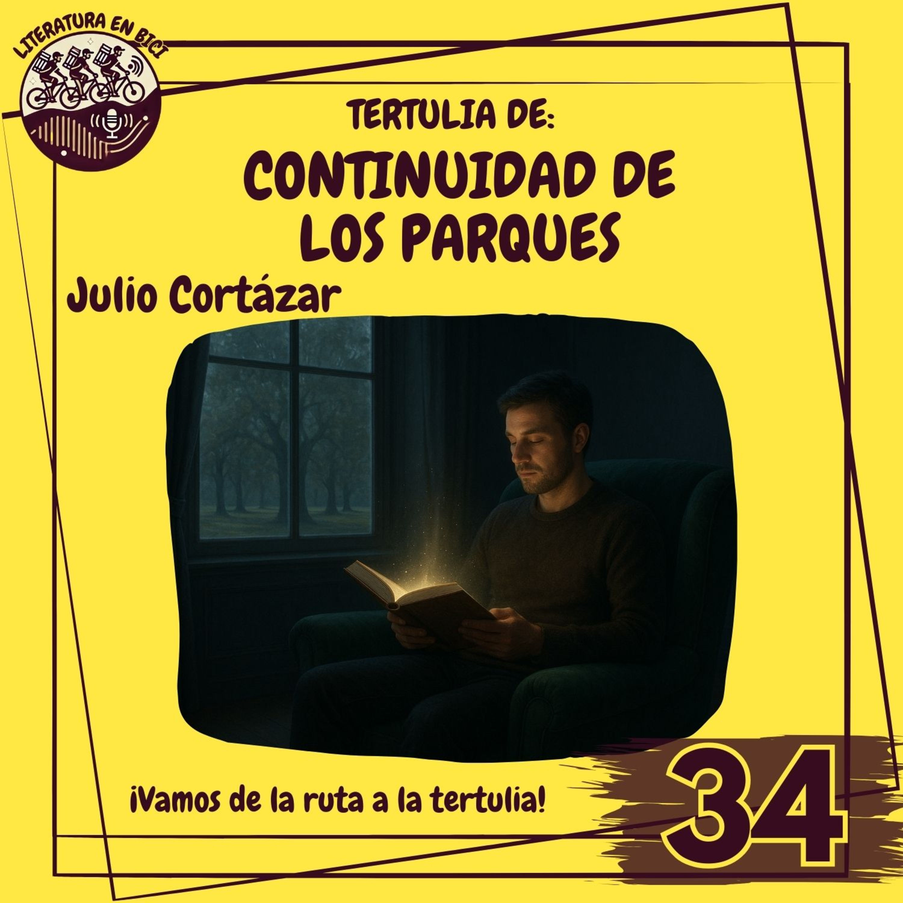 Portada de LITERATURA EN BICI