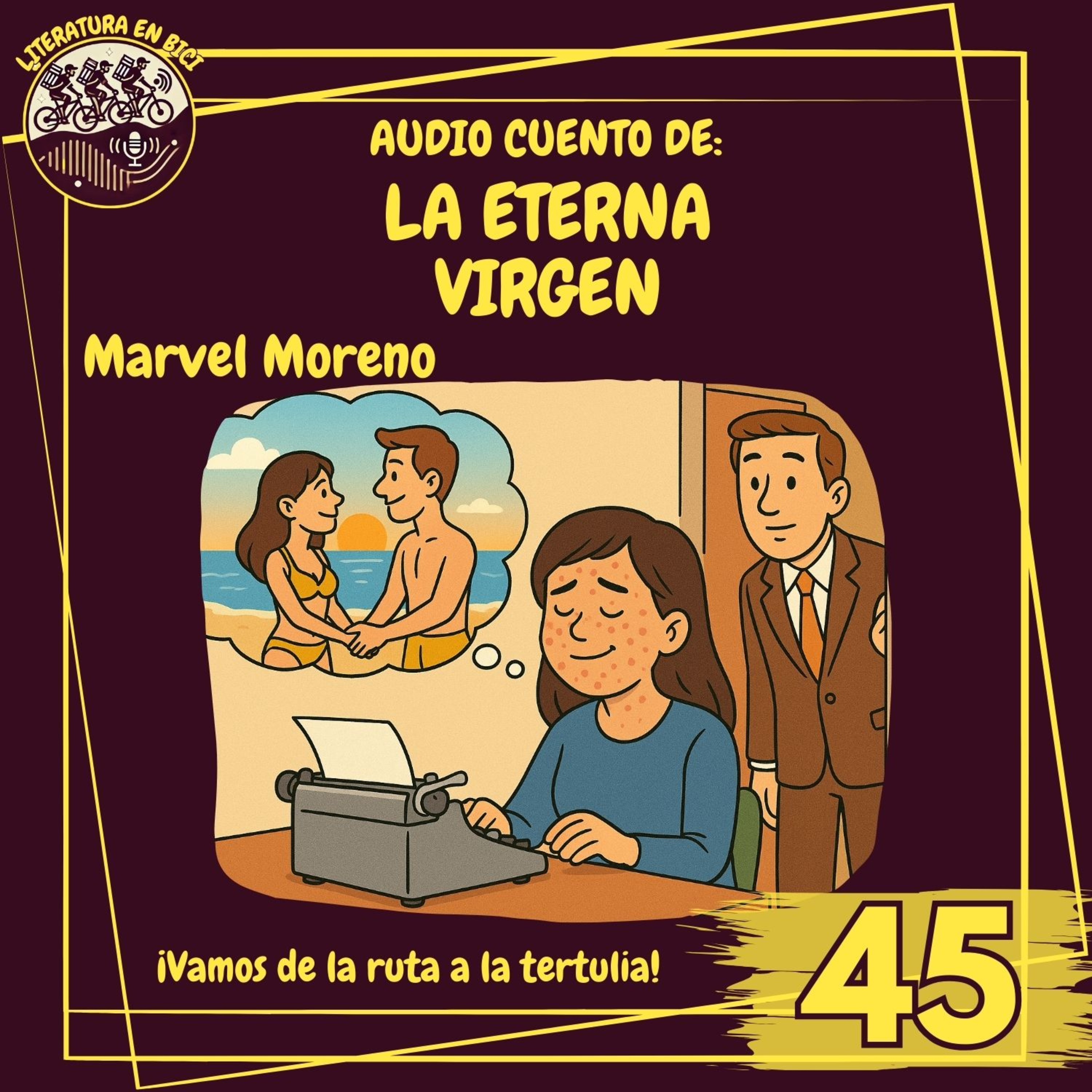 Portada de LITERATURA EN BICI