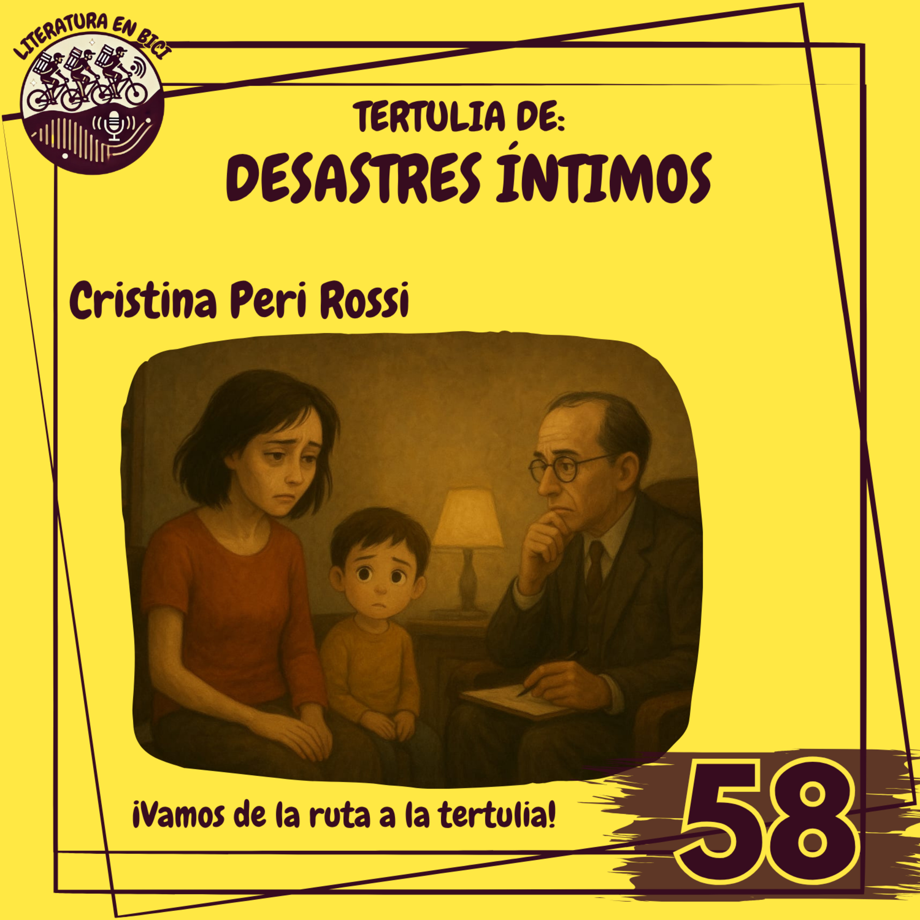 Portada de LITERATURA EN BICI