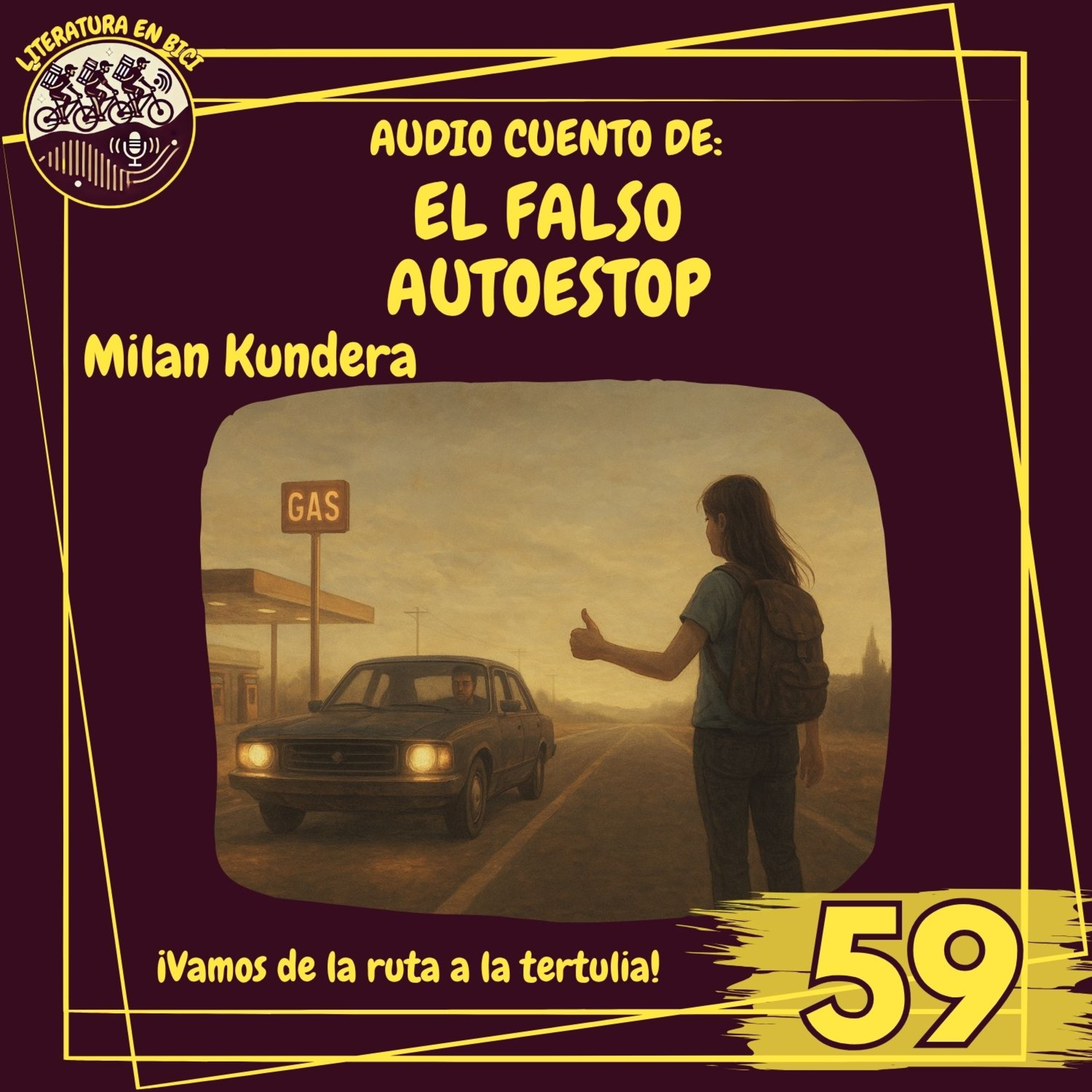 Portada de LITERATURA EN BICI