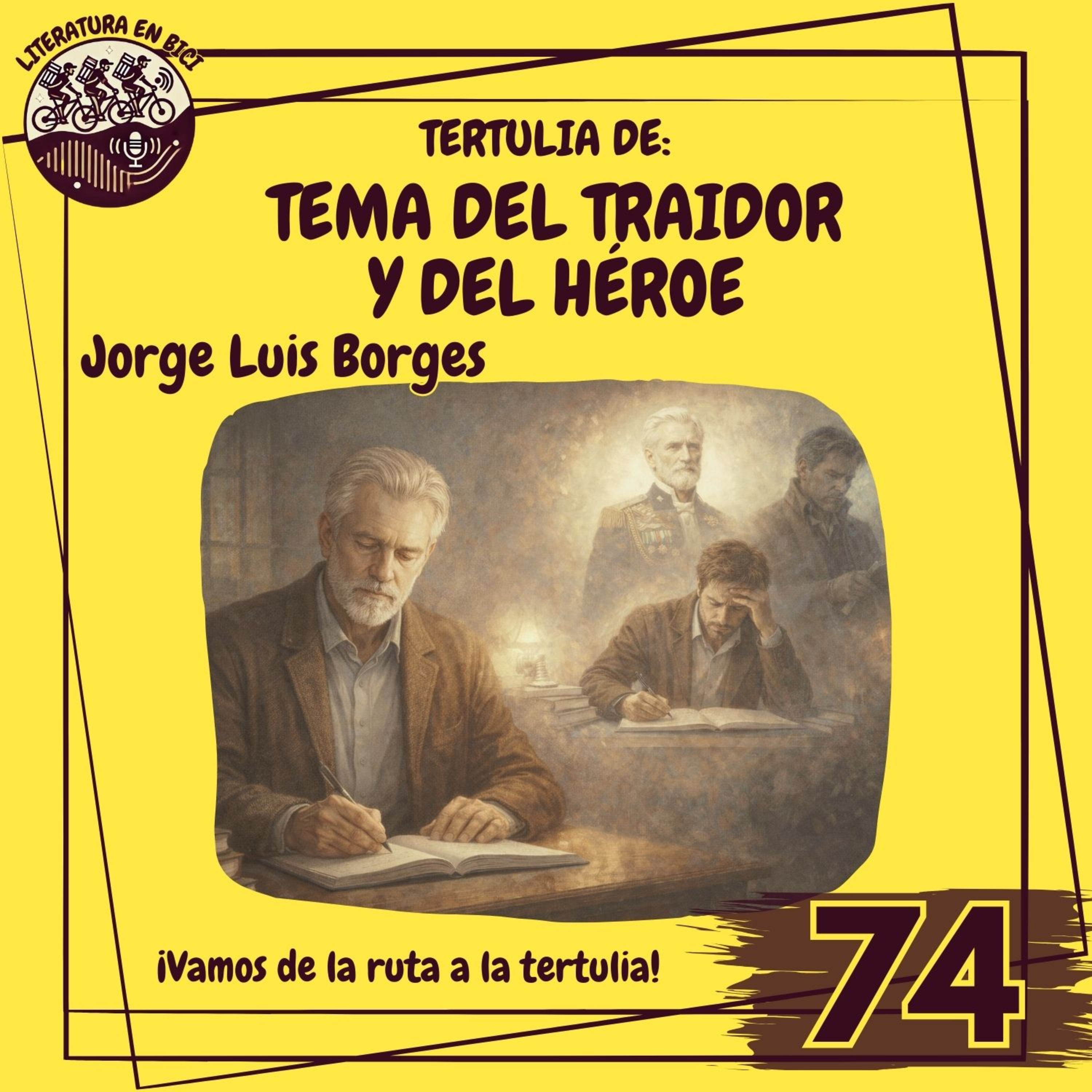 Portada de LITERATURA EN BICI