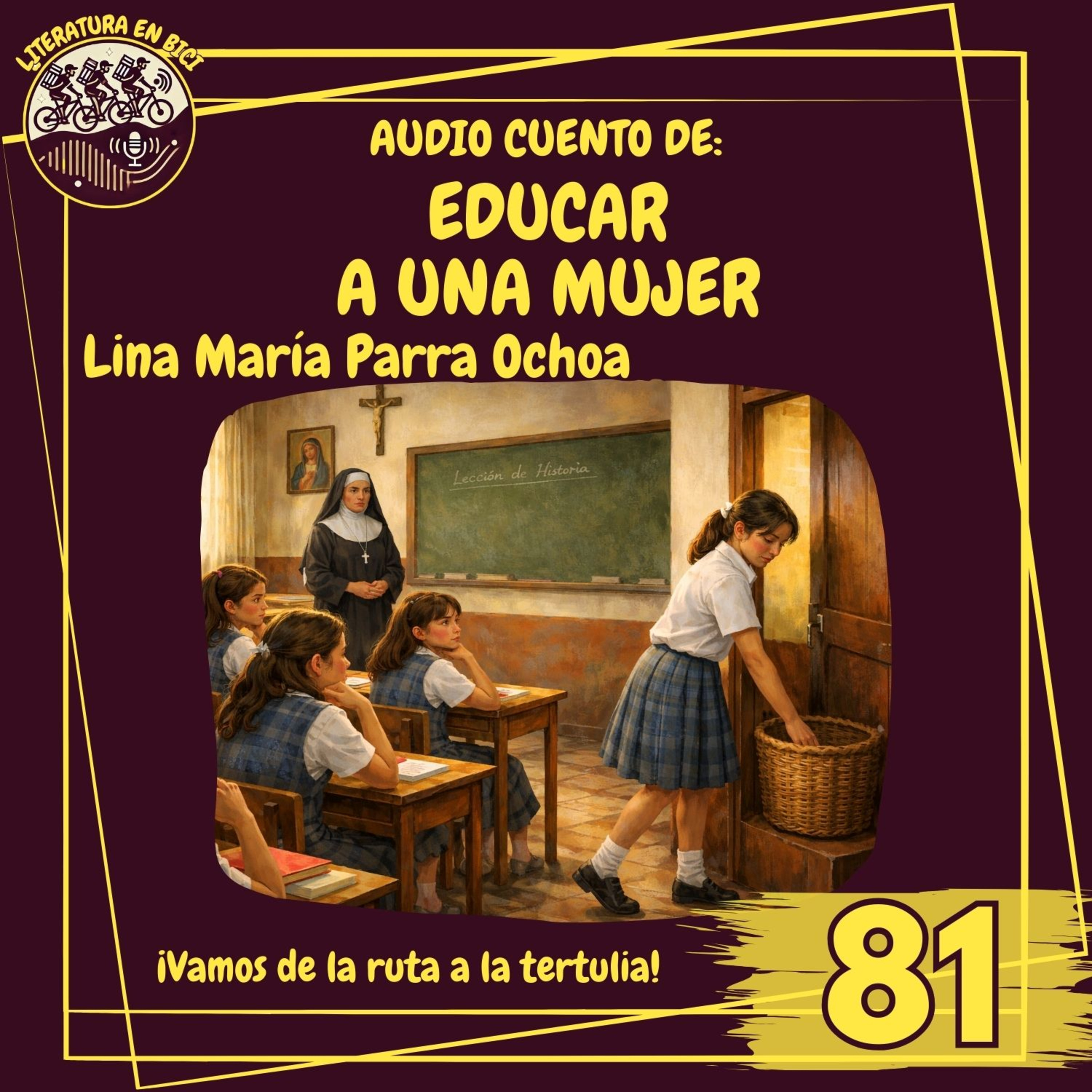 Portada de LITERATURA EN BICI