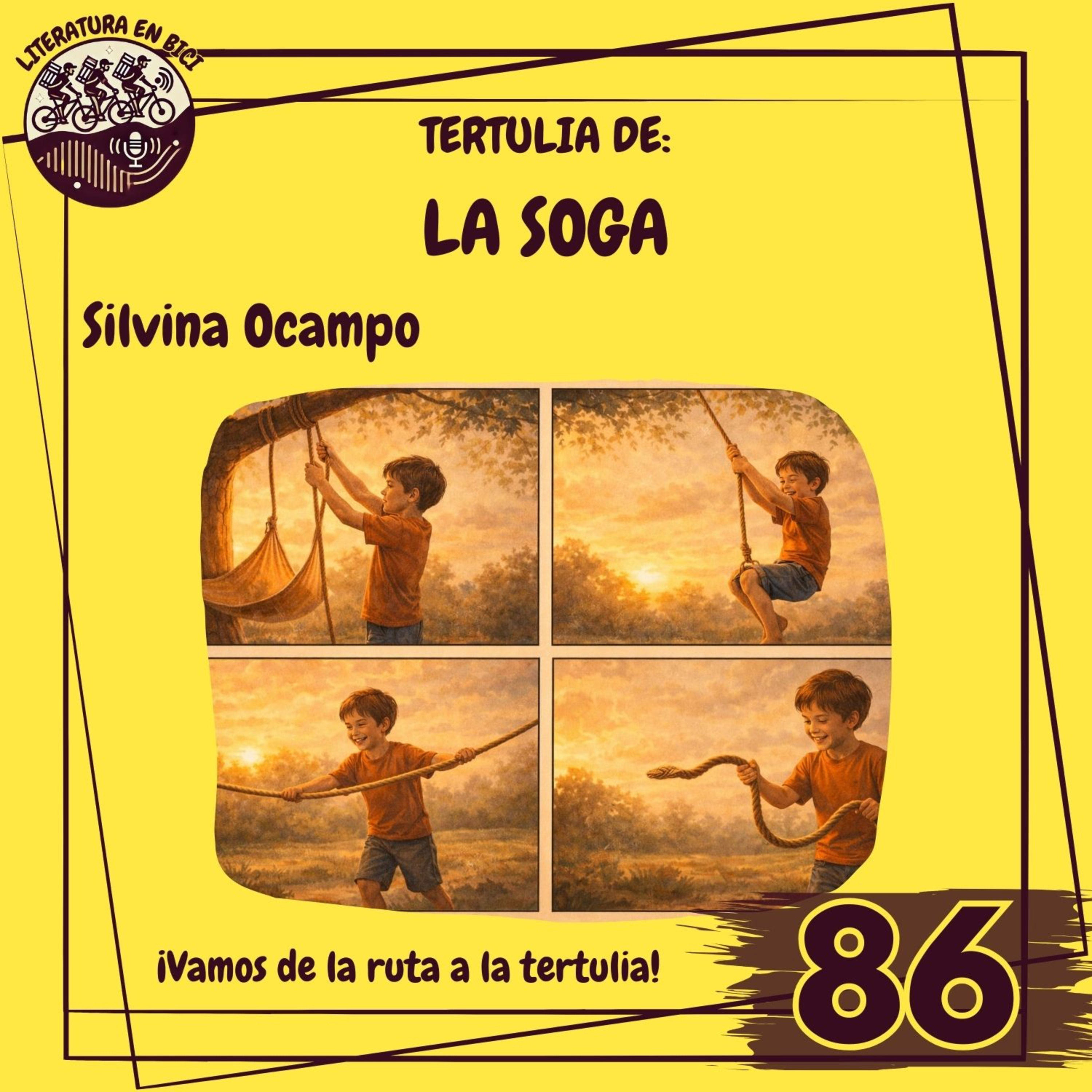 Portada de LITERATURA EN BICI
