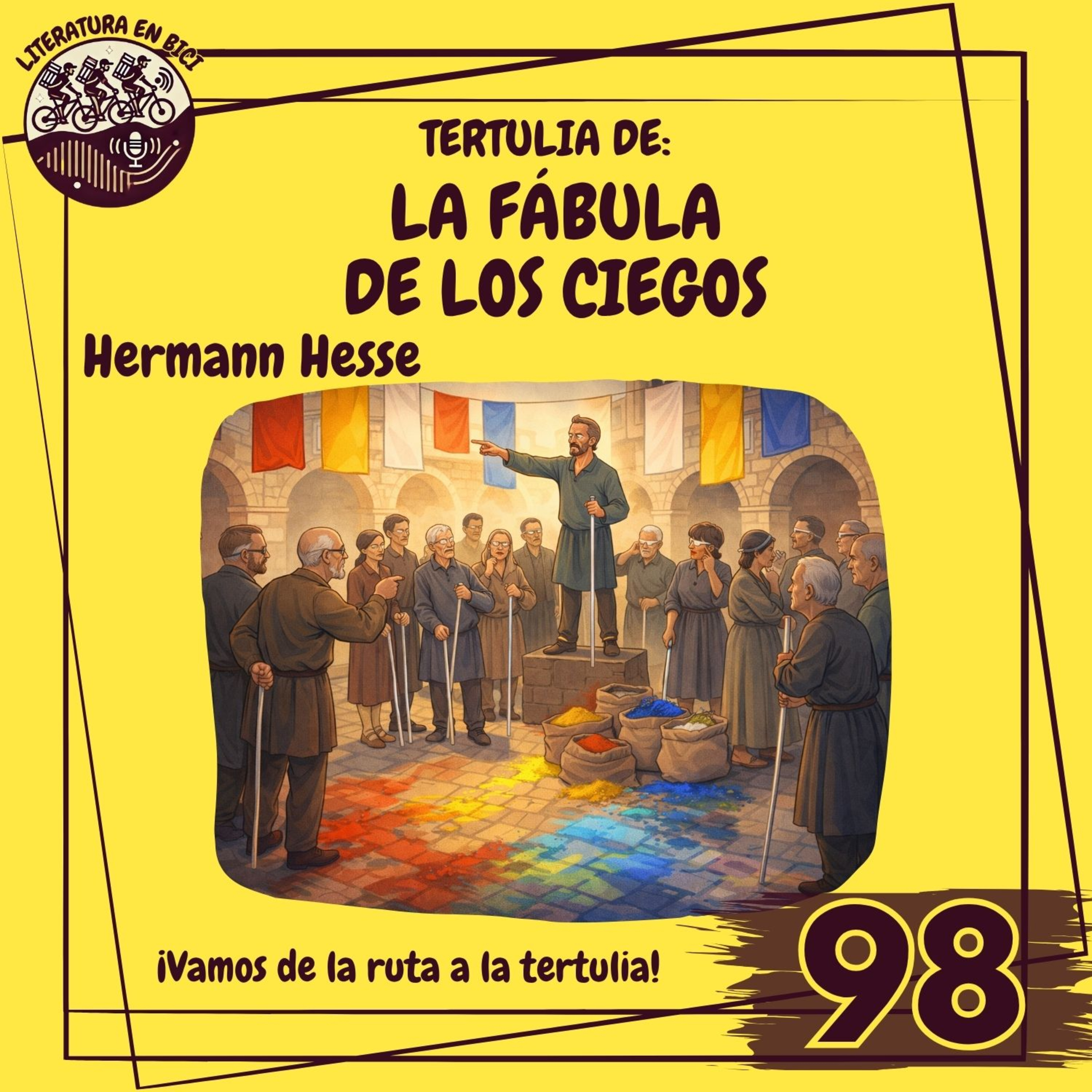 Portada de LITERATURA EN BICI