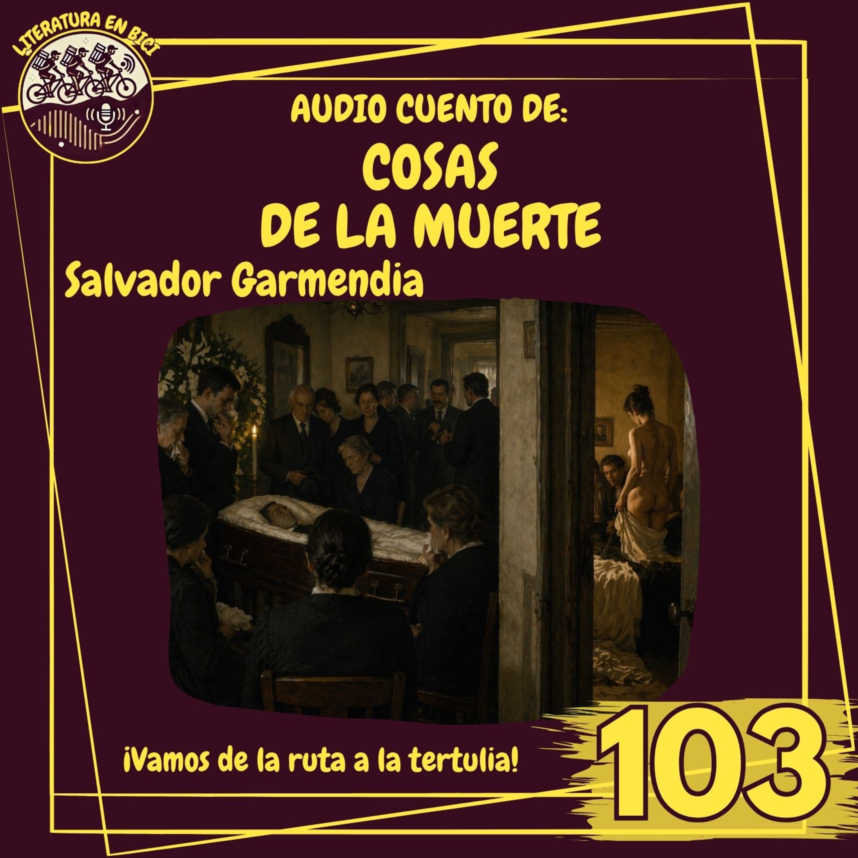 Portada de LITERATURA EN BICI