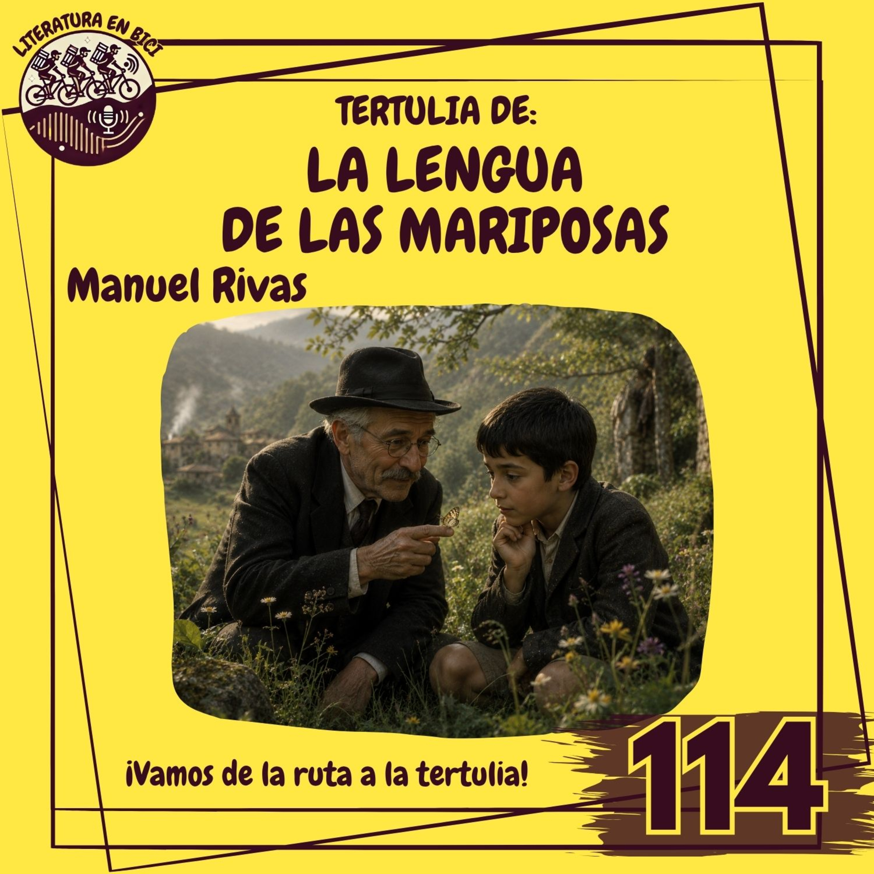 Portada de LITERATURA EN BICI