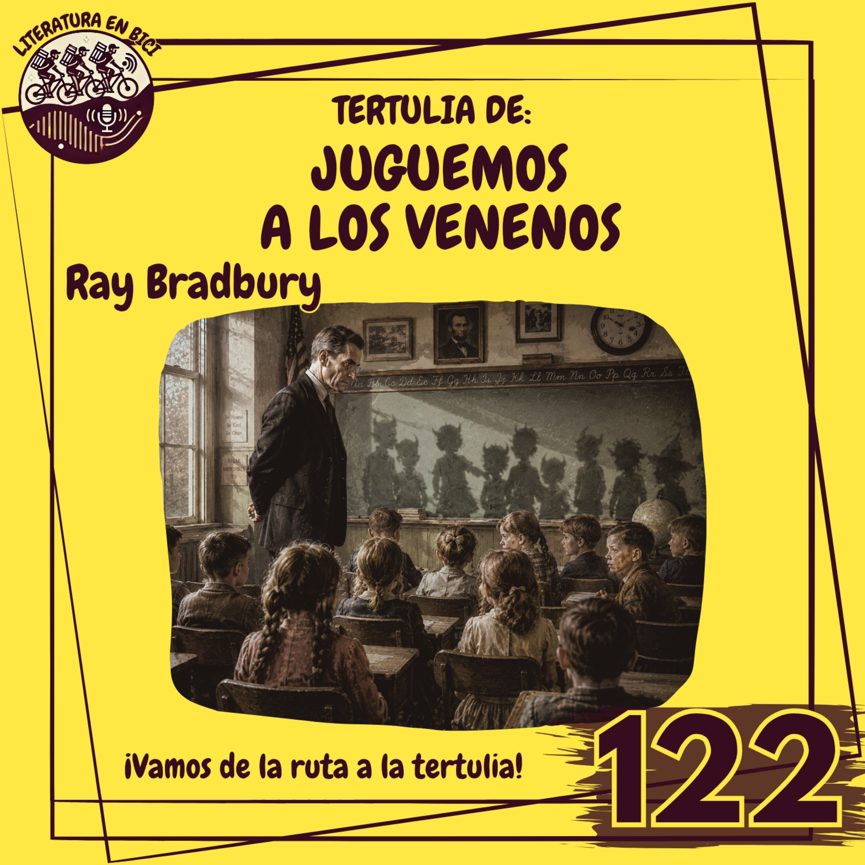 Portada de LITERATURA EN BICI
