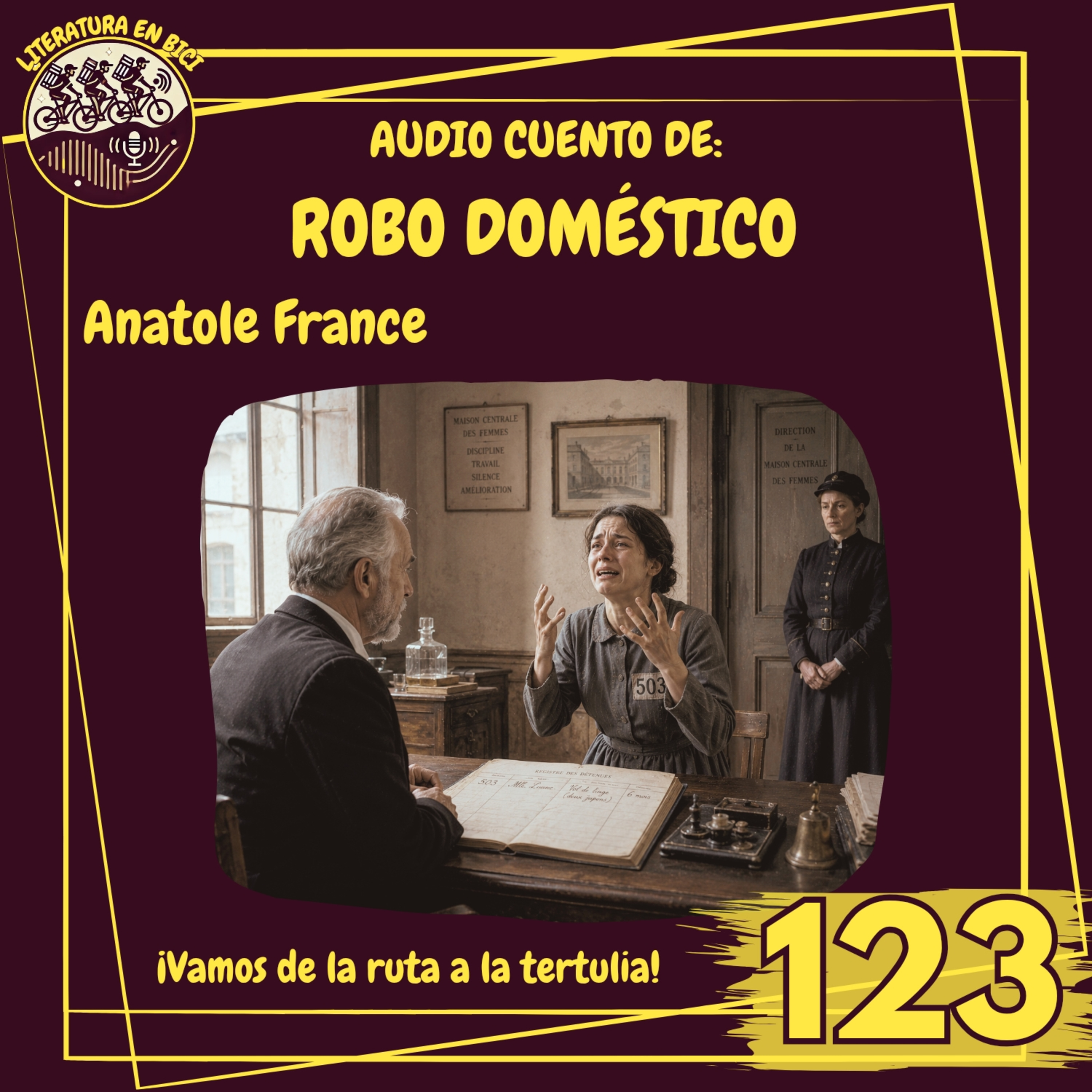 Portada de LITERATURA EN BICI