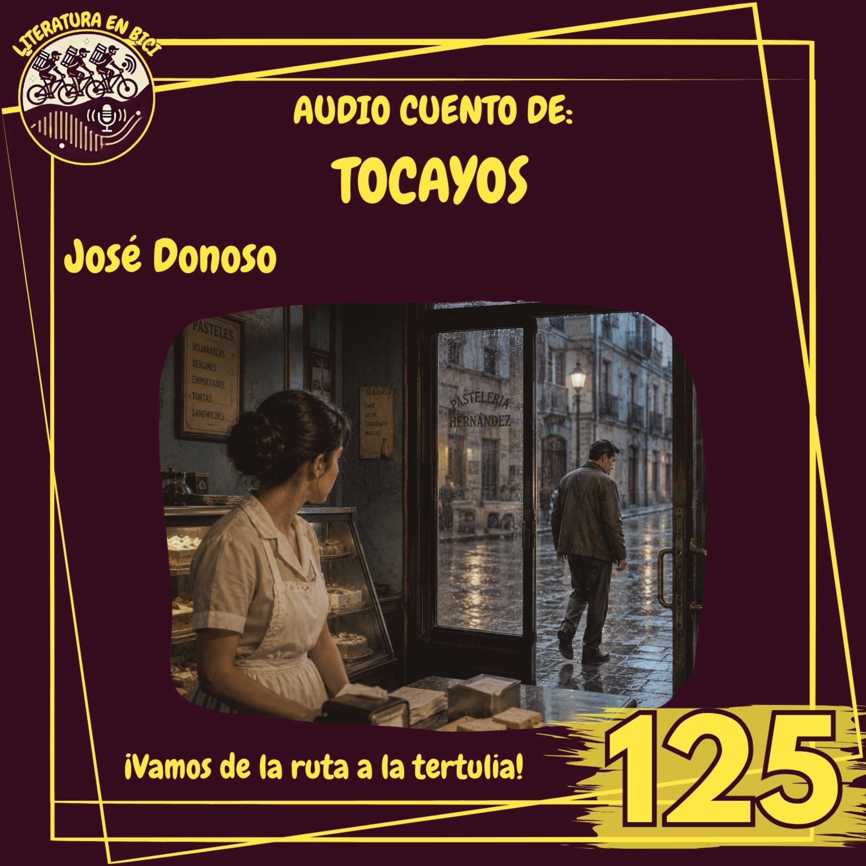 Portada de LITERATURA EN BICI
