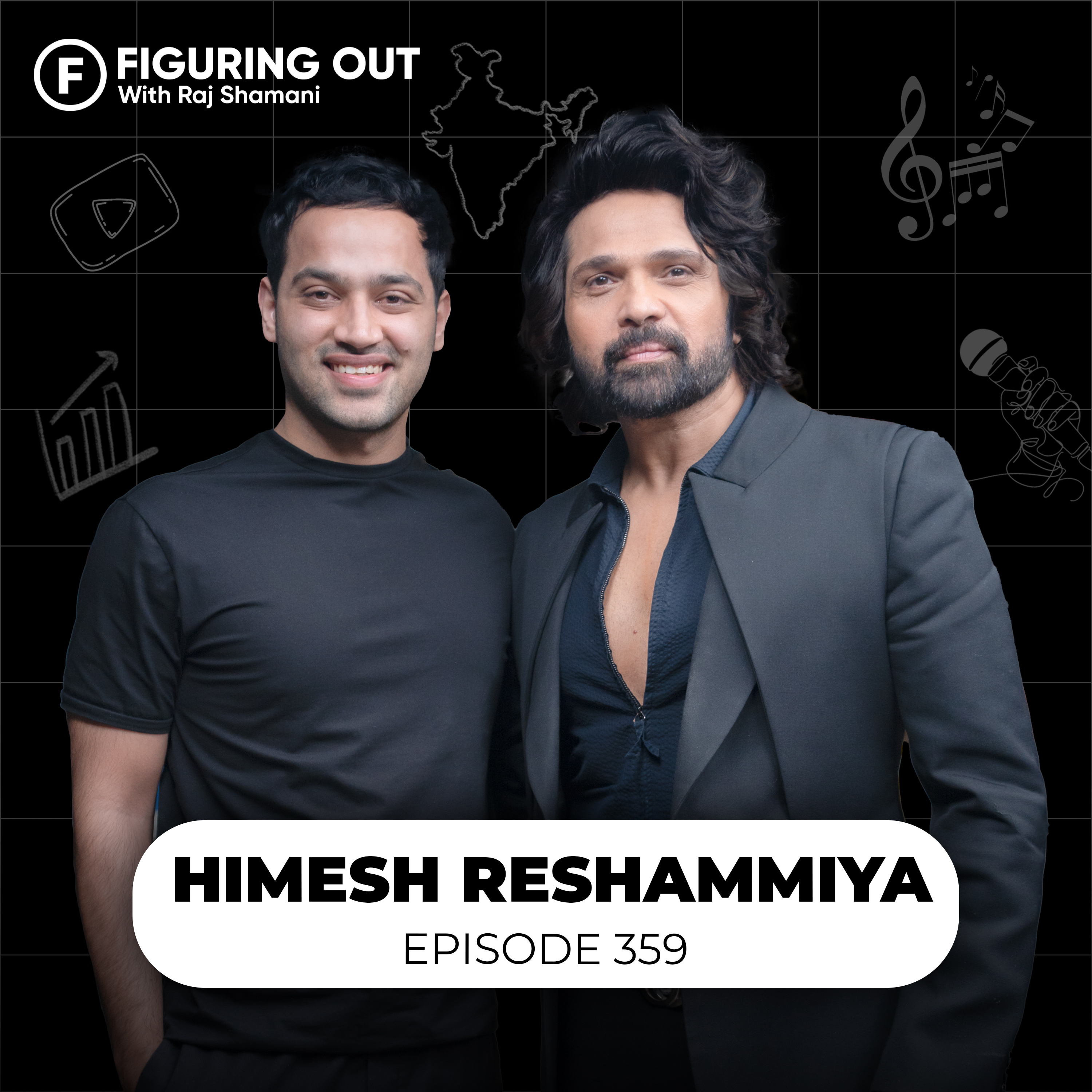 cover of episode Himesh Reshammiya On Struggles, Bollywood, Trolling, Music, Family & Arijit | FO359 Raj Shamani
