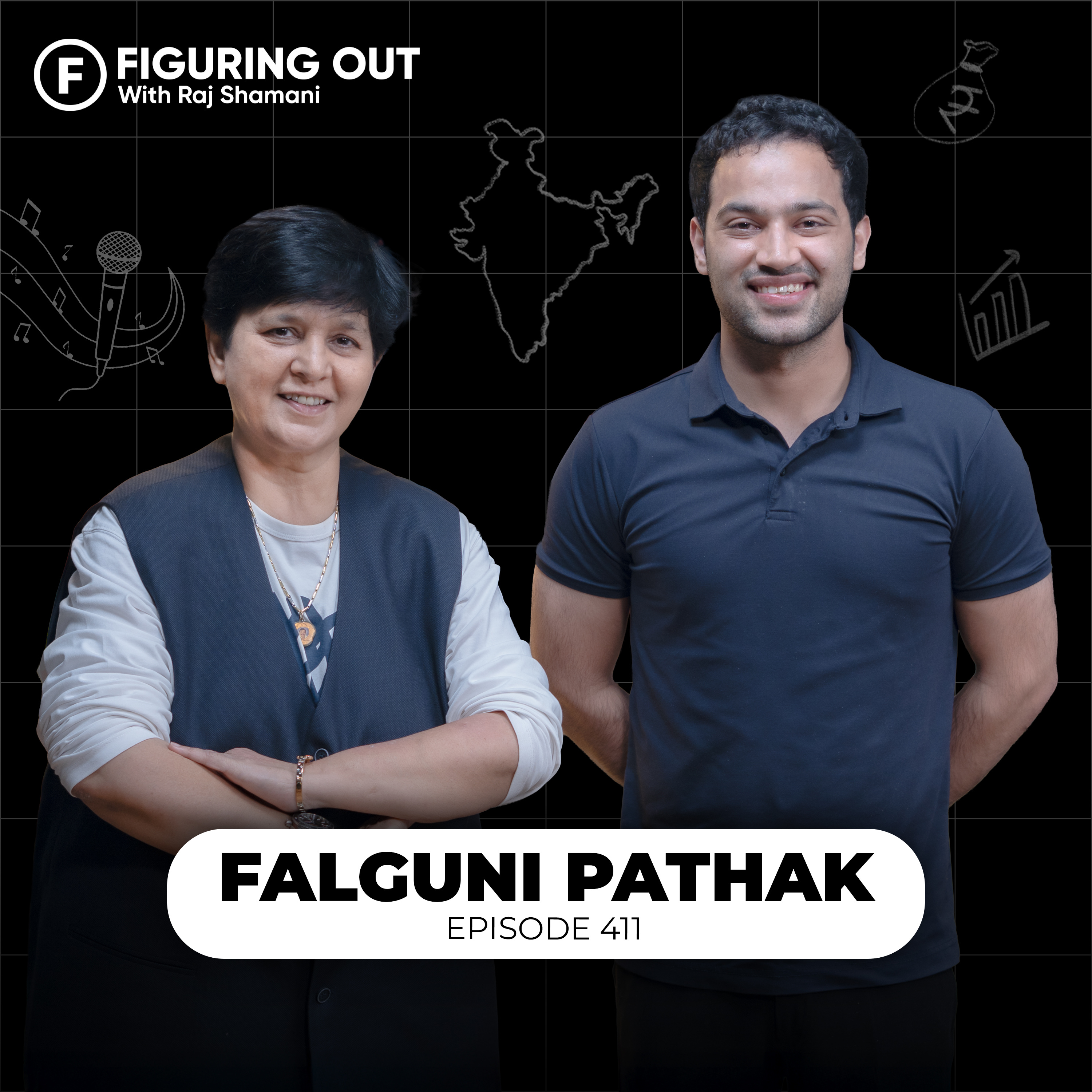 Falguni Pathak on Navratri, Garba Songs, Insecurities, Rejection & Childhood | FO411 Raj Shamani