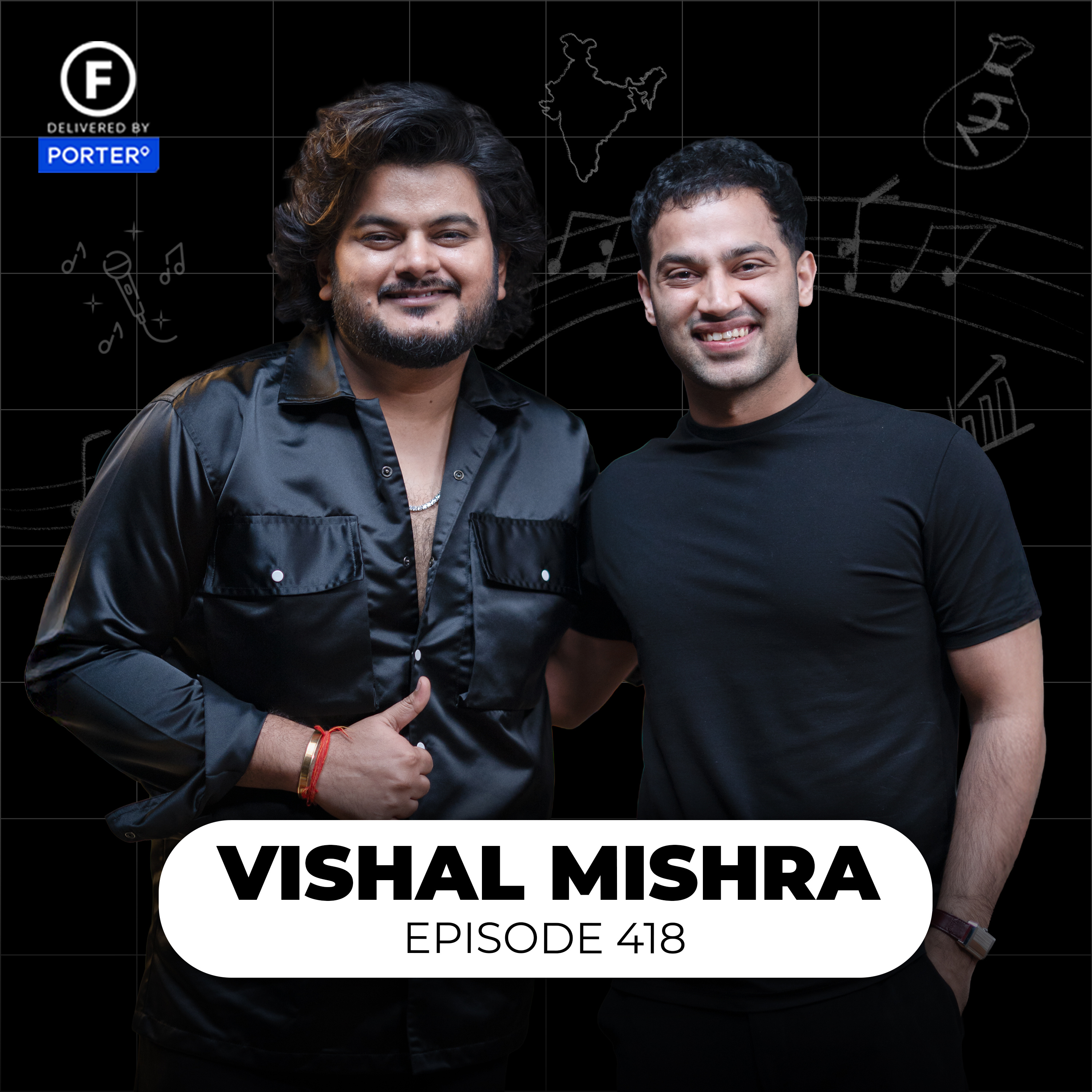 Vishal Mishra on Animal, Music, Love, Heartbreak, Pain & Irrfan Khan | FO418 Raj Shamani
