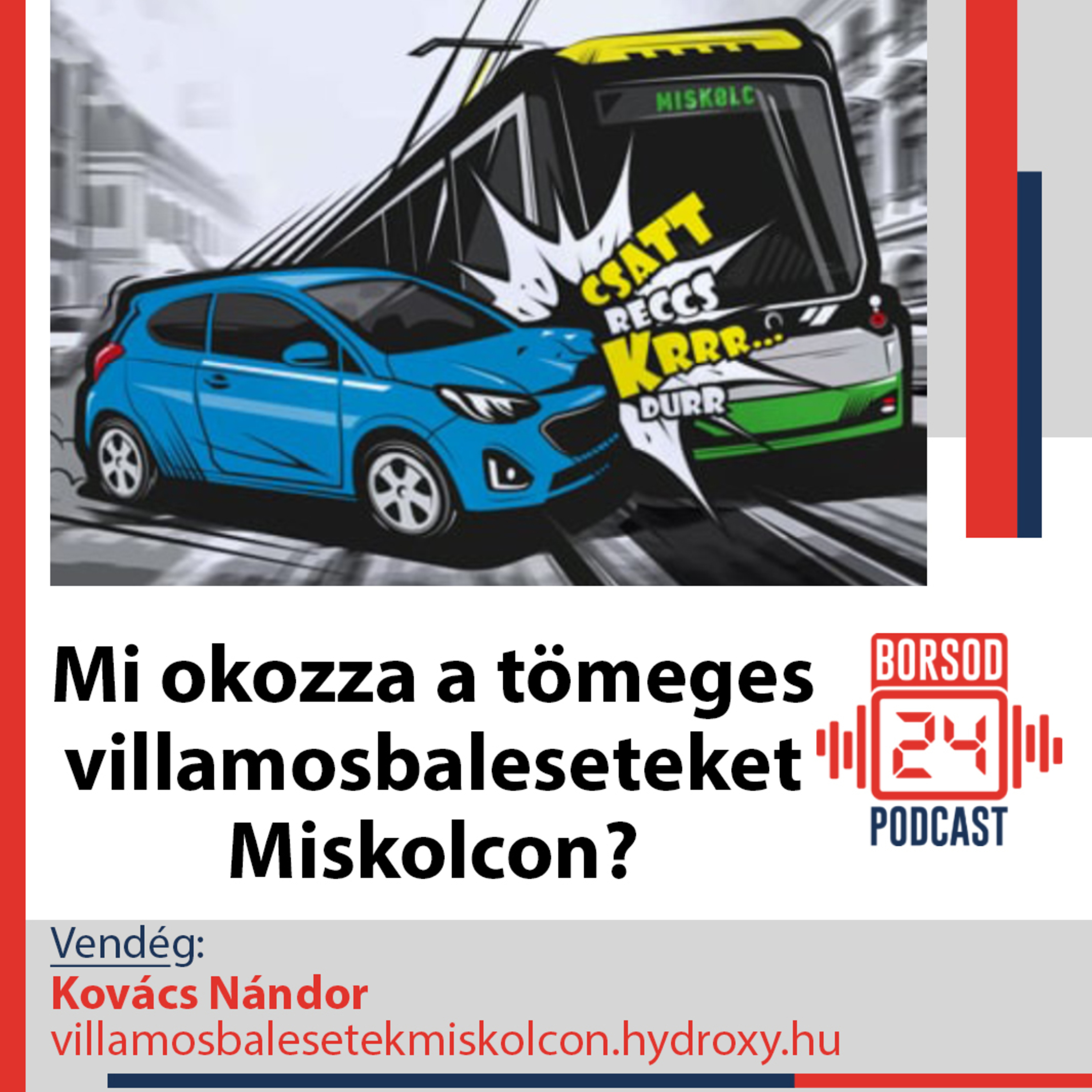 Villamosbalesetek - Mi okozza a tömeges ütközéseket Miskolcon? (S02E03) episode artwork