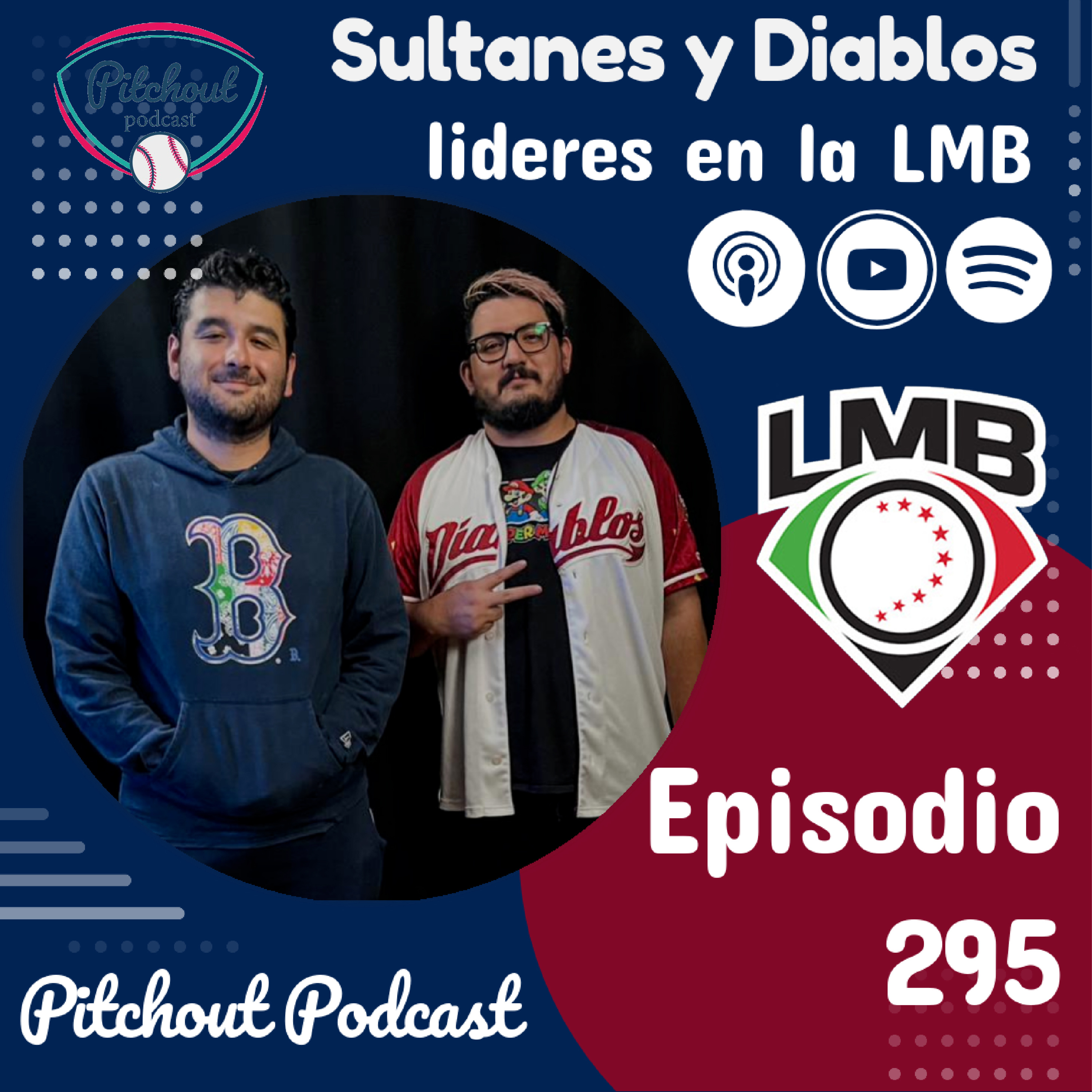 "Episodio 295: Sultanes y Diablos lideres en la LMB" episode artwork