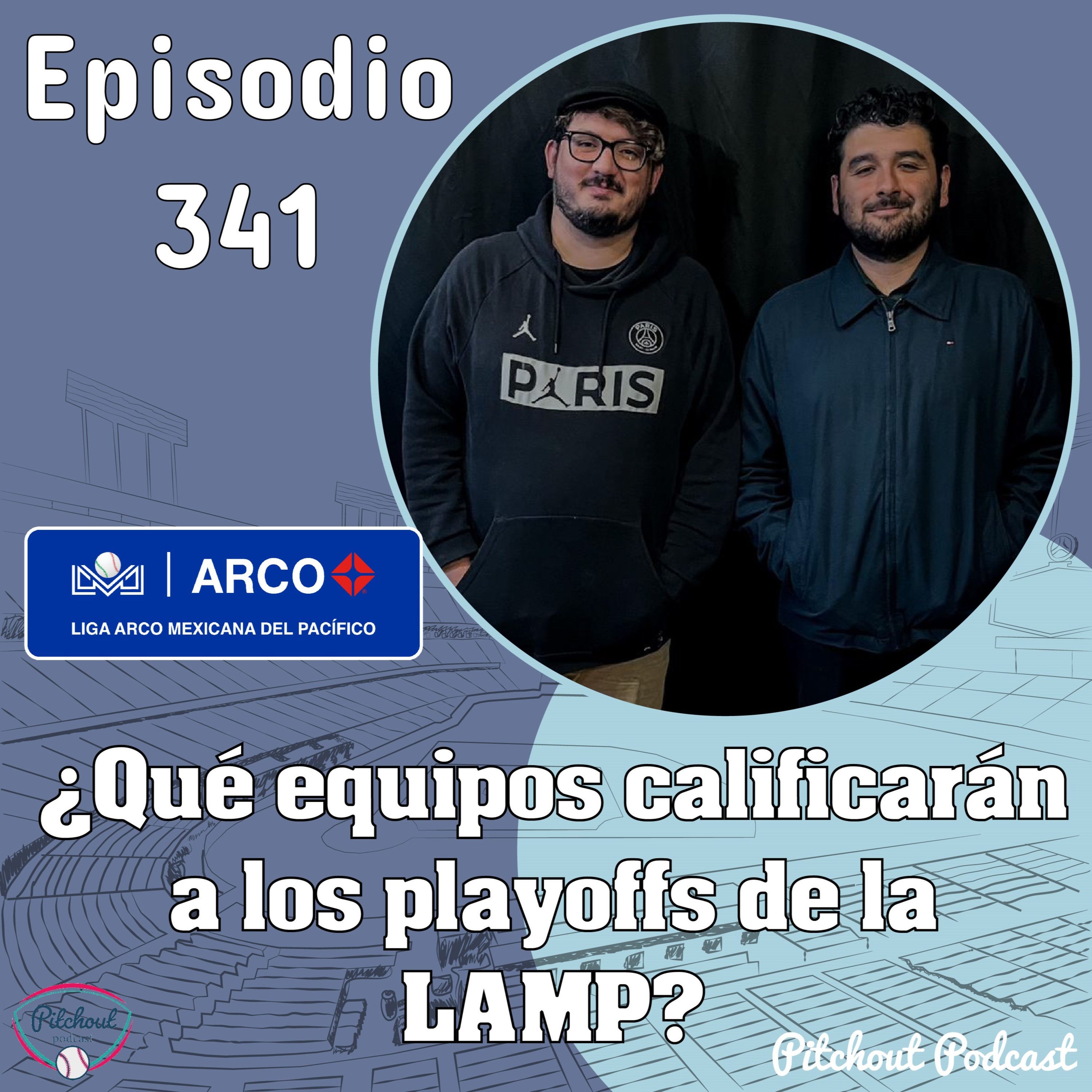 "Episodio 341: ¿Qué equipos calificarán a los playoffs de la LAMP?" episode artwork