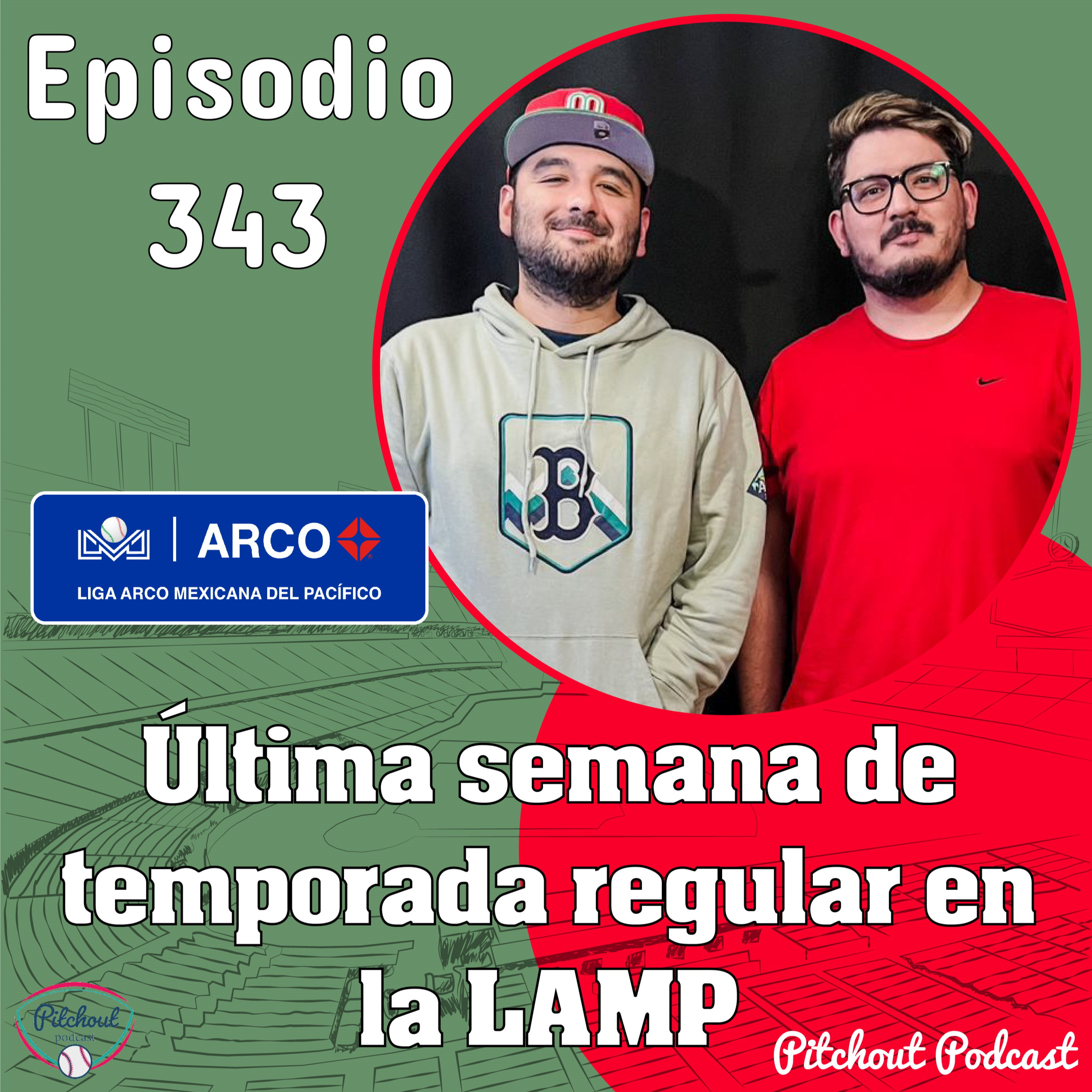 "Episodio 343: Última semana de temporada regular en la LAMP" episode artwork