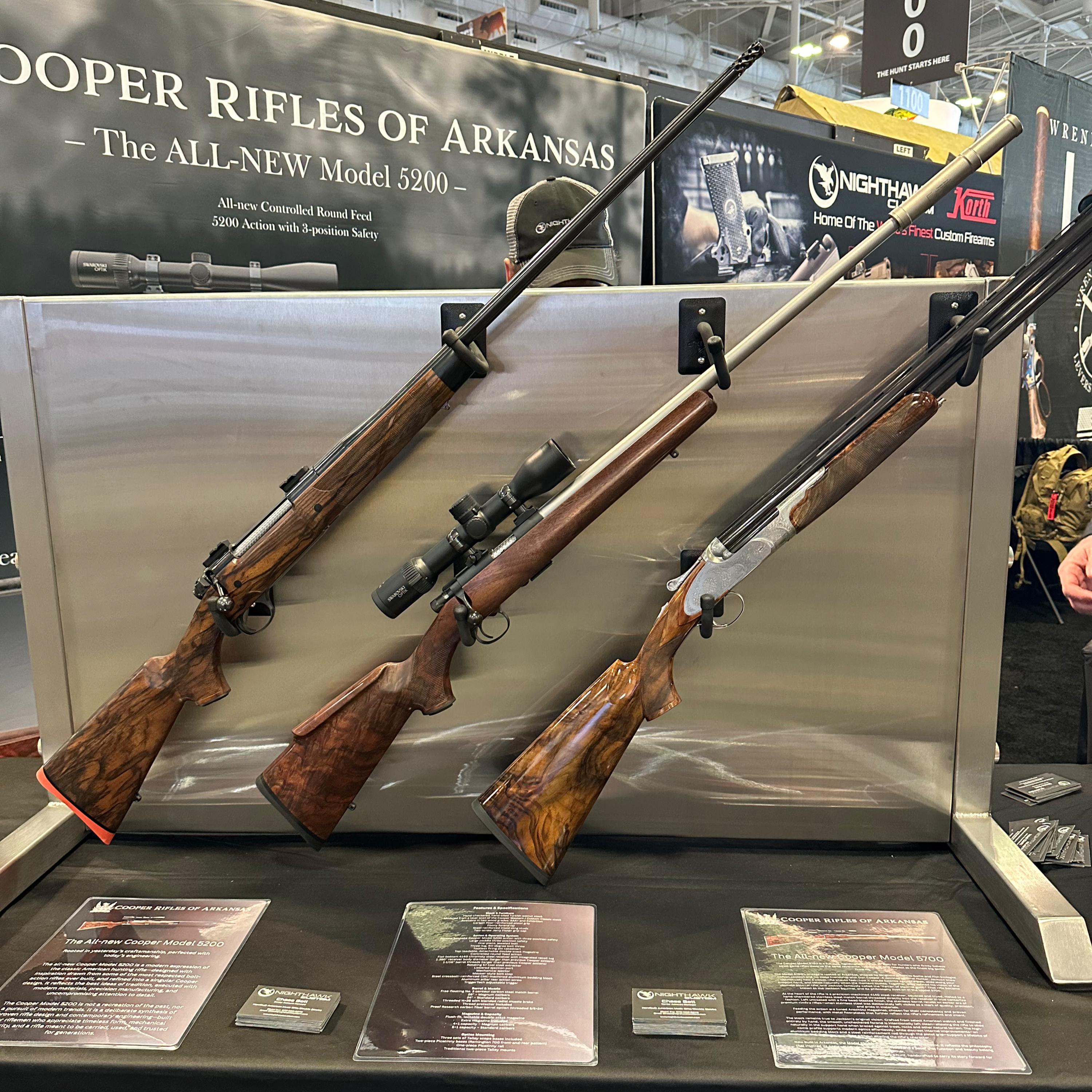Live from SCI: Cooper Rifles and Nighthawk Custom