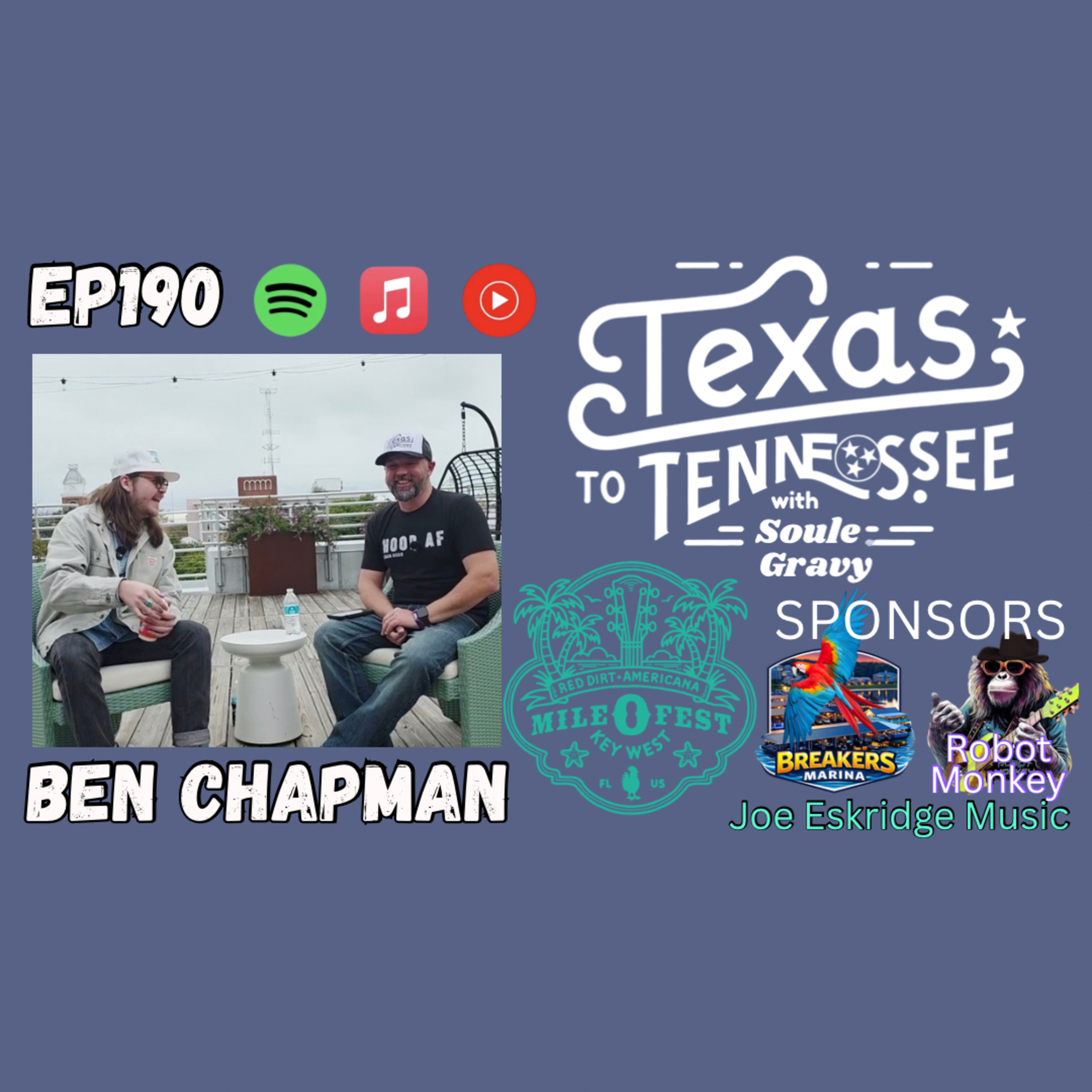 Tx2Tn Podcast Ep190 Ben Chapman at Mile 0 Fest