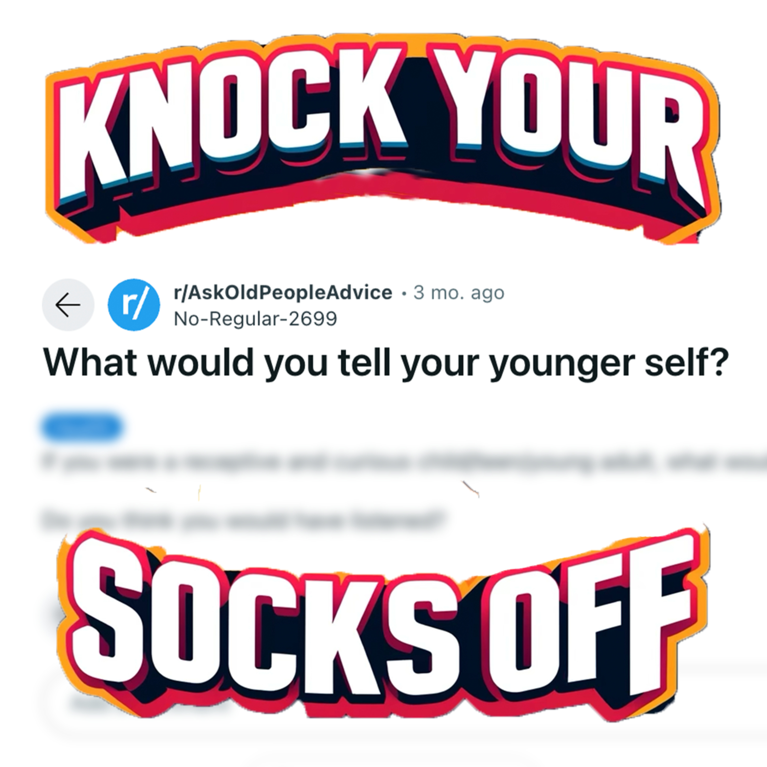 Is Reddit my therapy? | Knock Your Socks Off Podcast Ep. 16 episode artwork