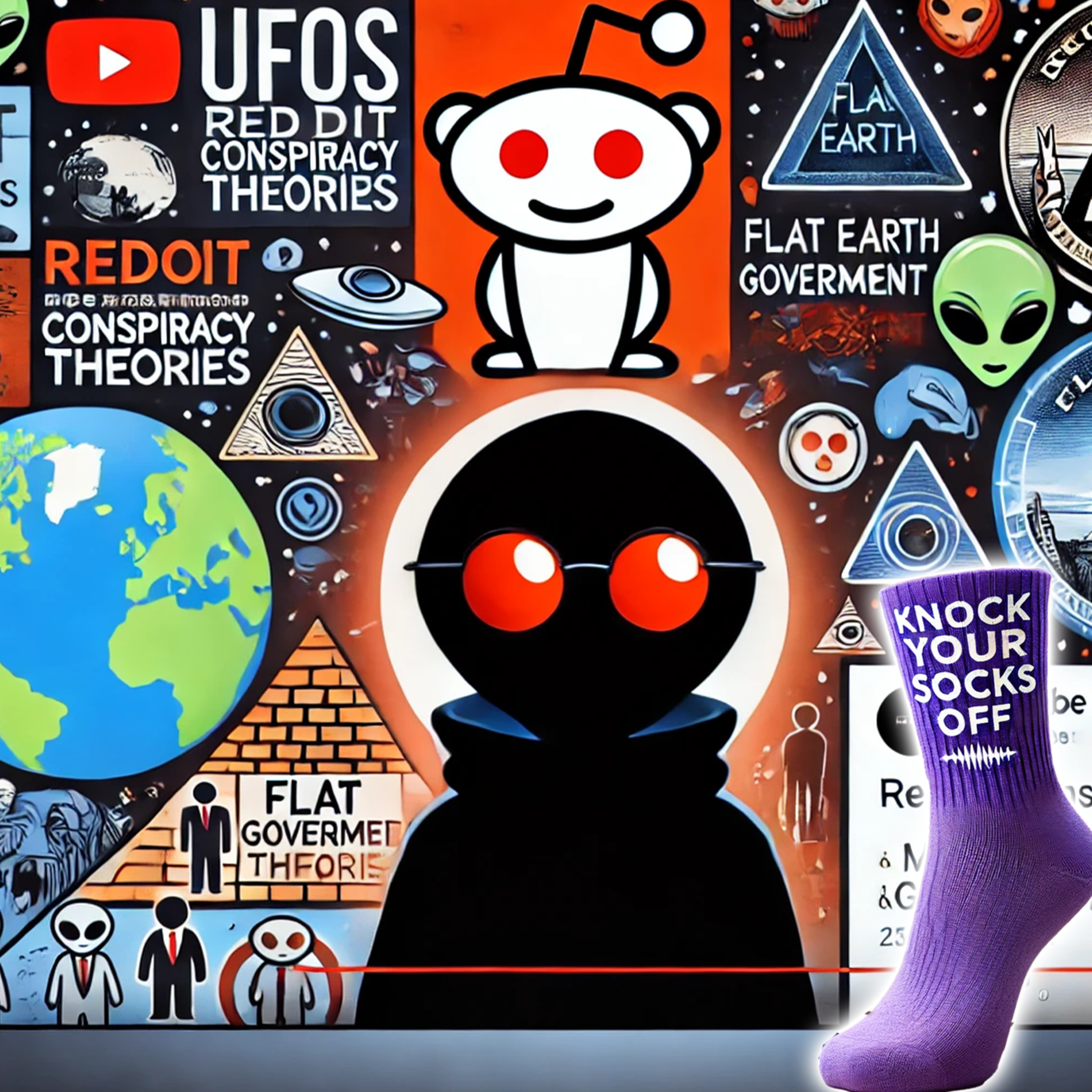 r/conspiracytheories | Knock Your Socks Off Podcast Ep. 33 episode artwork
