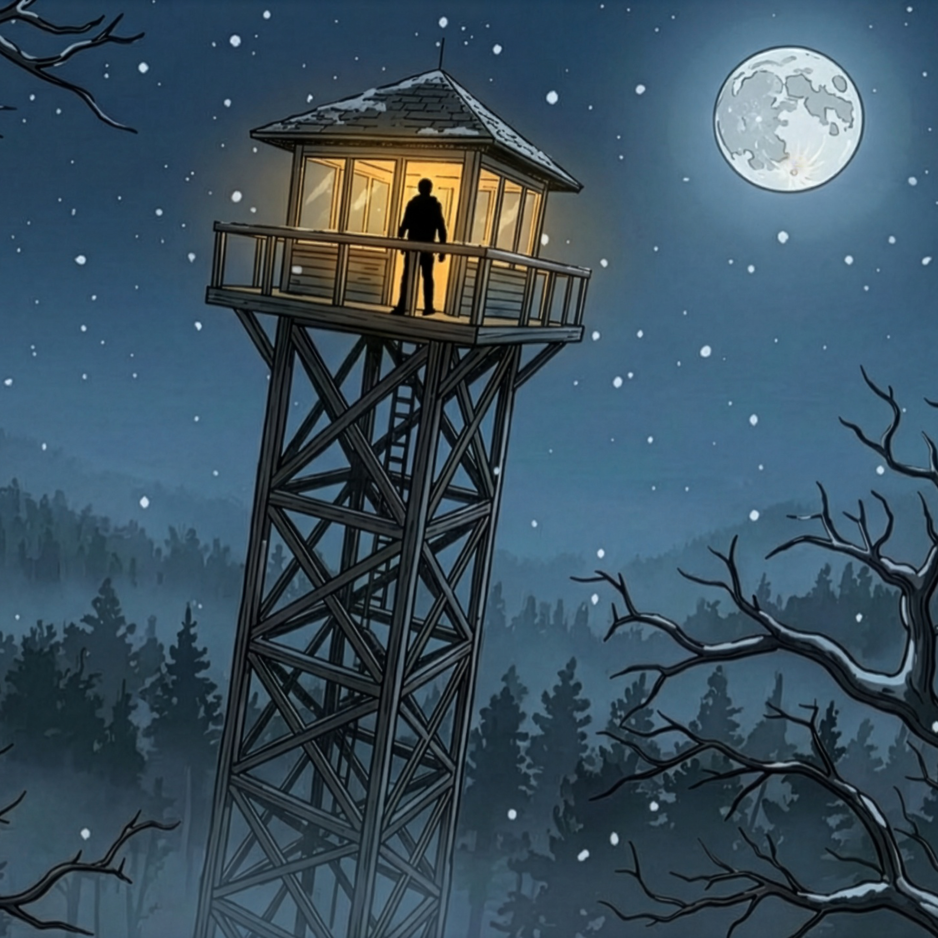 Best Wilderness Horror Stories of 2025 with Rain Sounds episode artwork