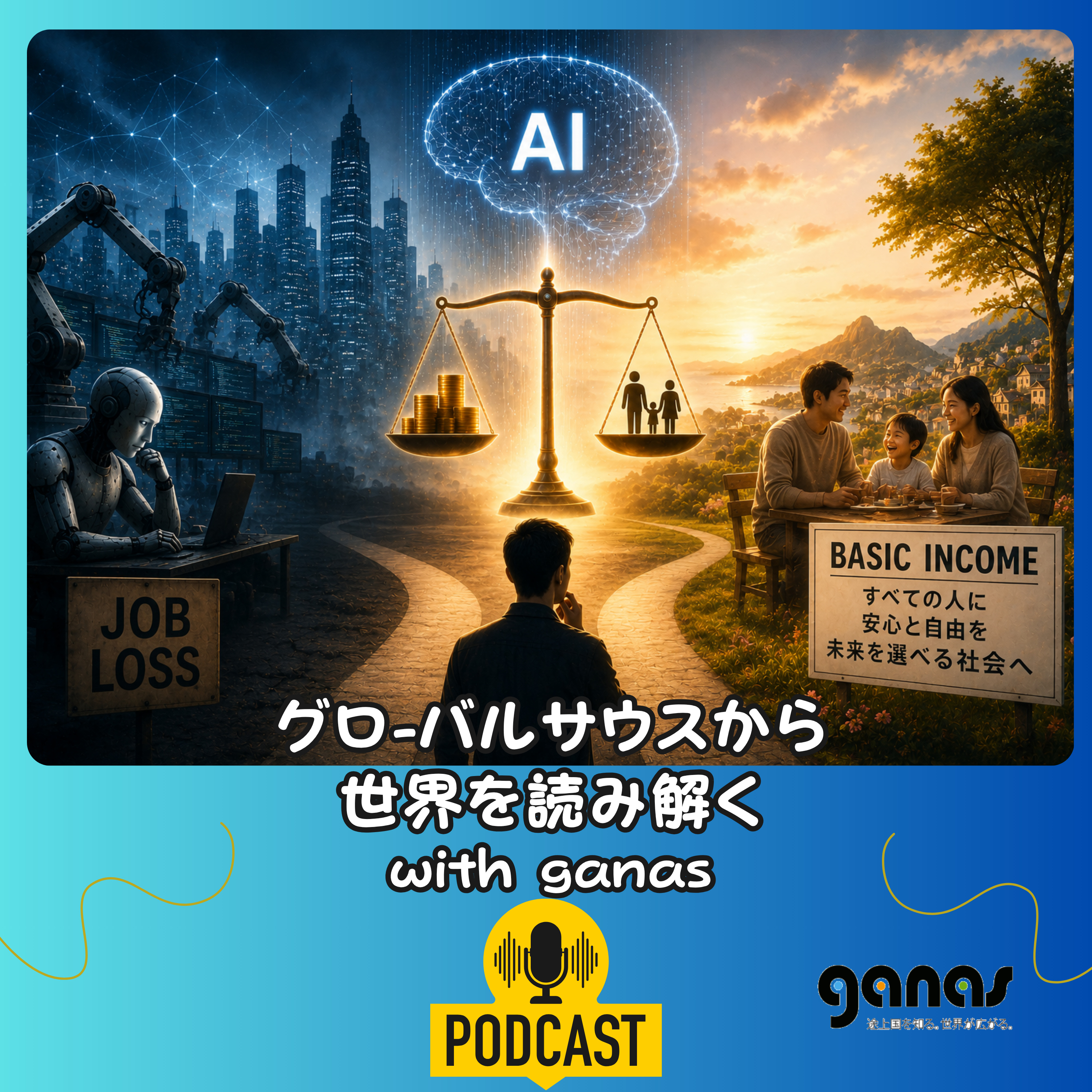AIの普及でベーシックインカムは実現するのか？　250年前に起きた産業革命から考える episode artwork