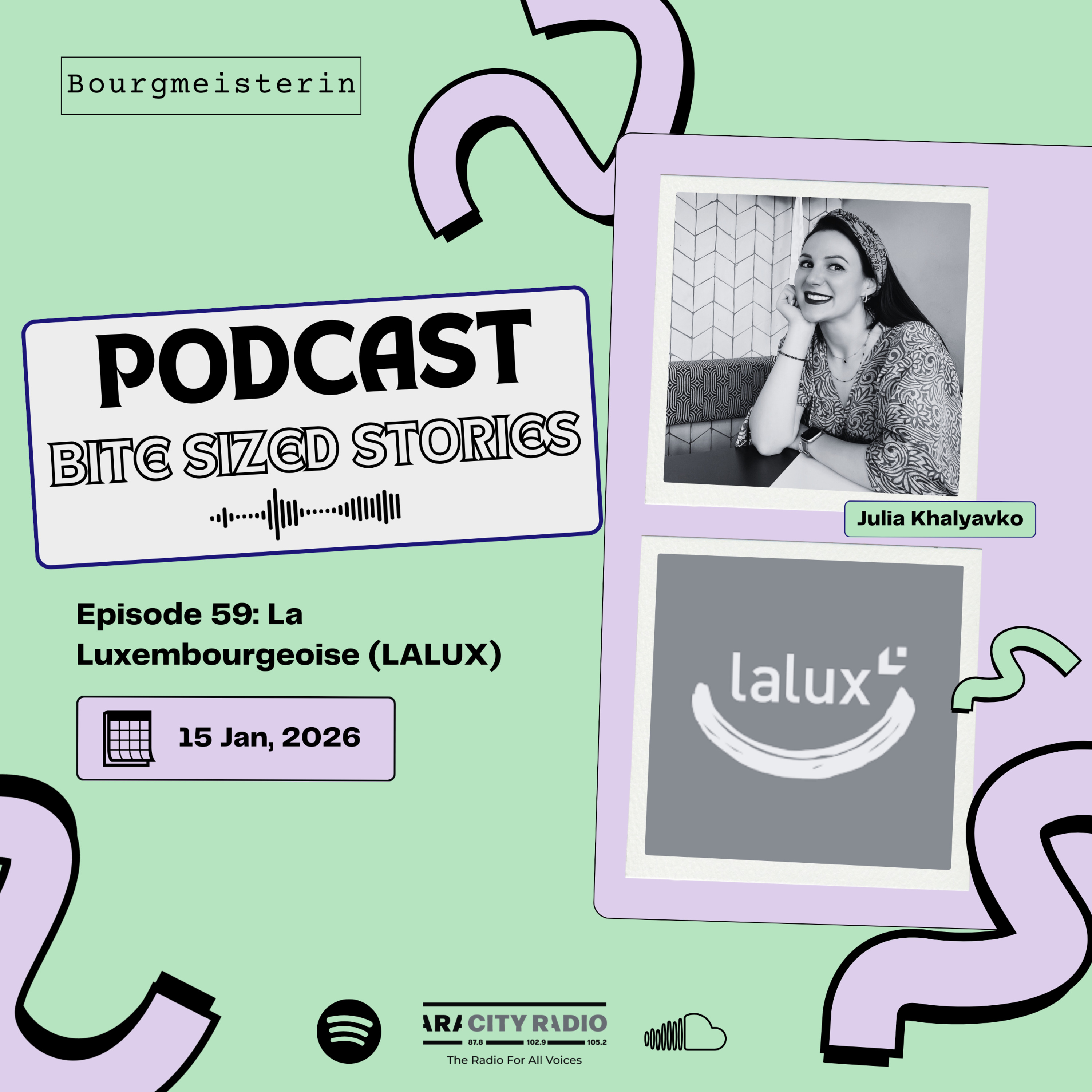 Bourgmeisterin Episode #59: LALUX (La Luxembourgeoise) episode artwork