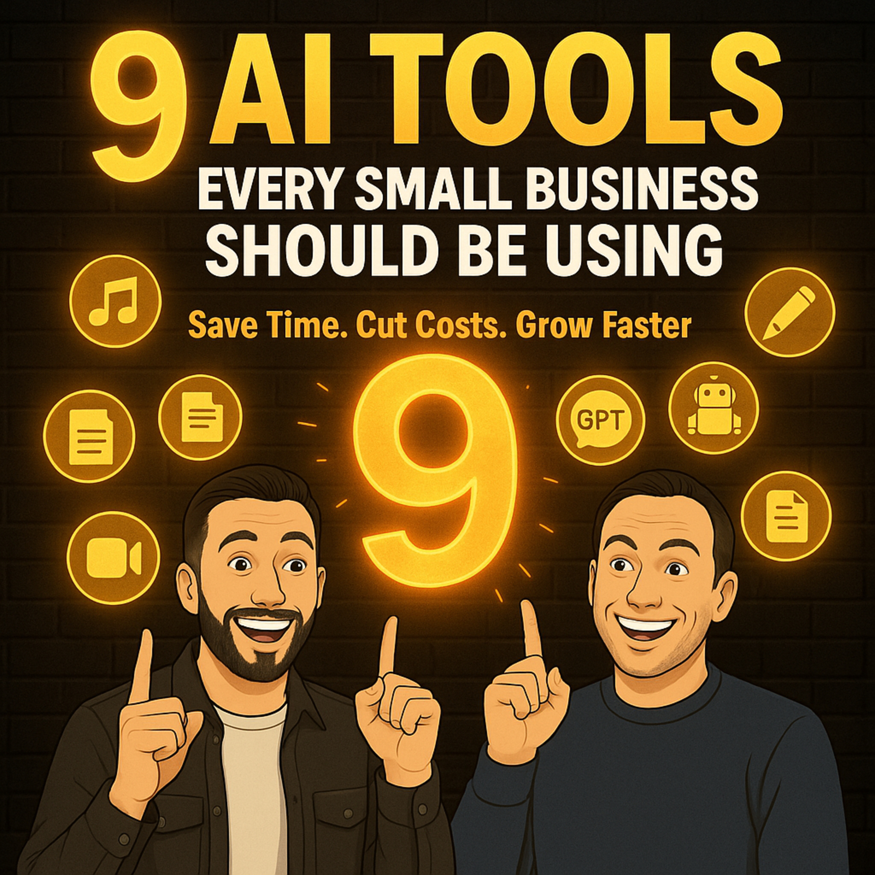 9 AI Tools Every Small Business Should Be Using in 2025 (Even If You’re Not Tech-Savvy) episode artwork