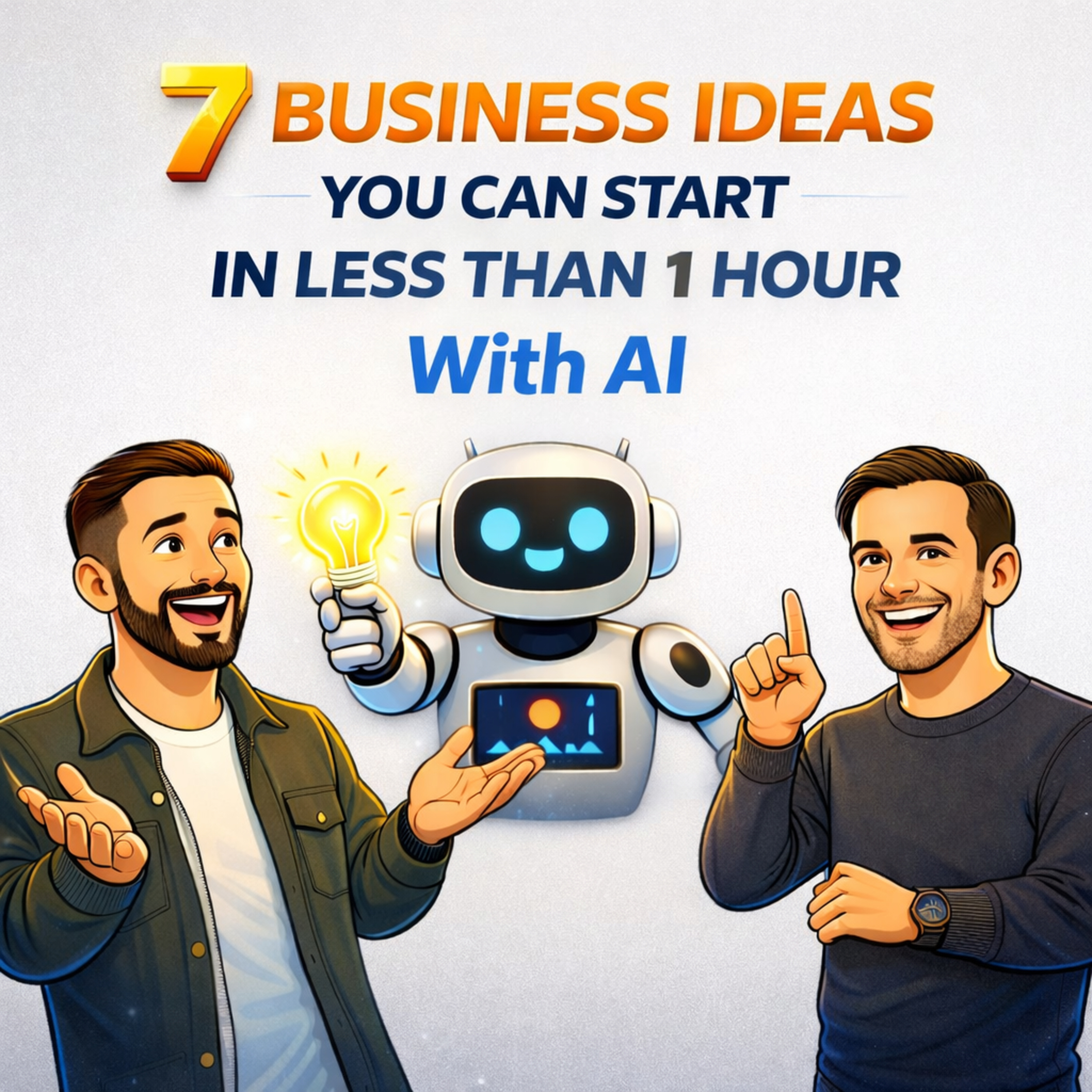 7 Business Ideas You Can Start in Less Than 1 Hour With AI episode artwork