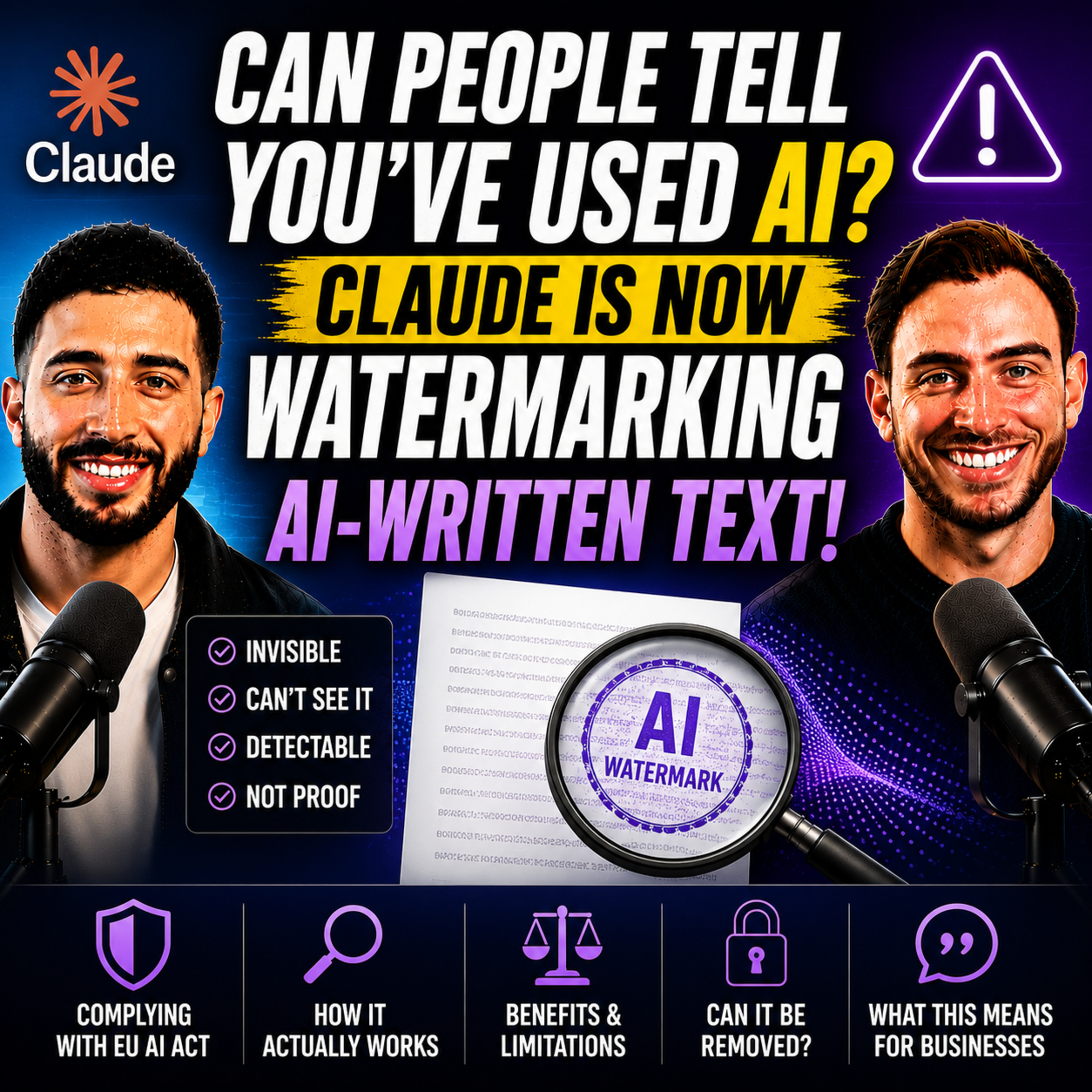 Can People Tell You’ve Used AI? Claude Is Now Watermarking AI-Written Text!