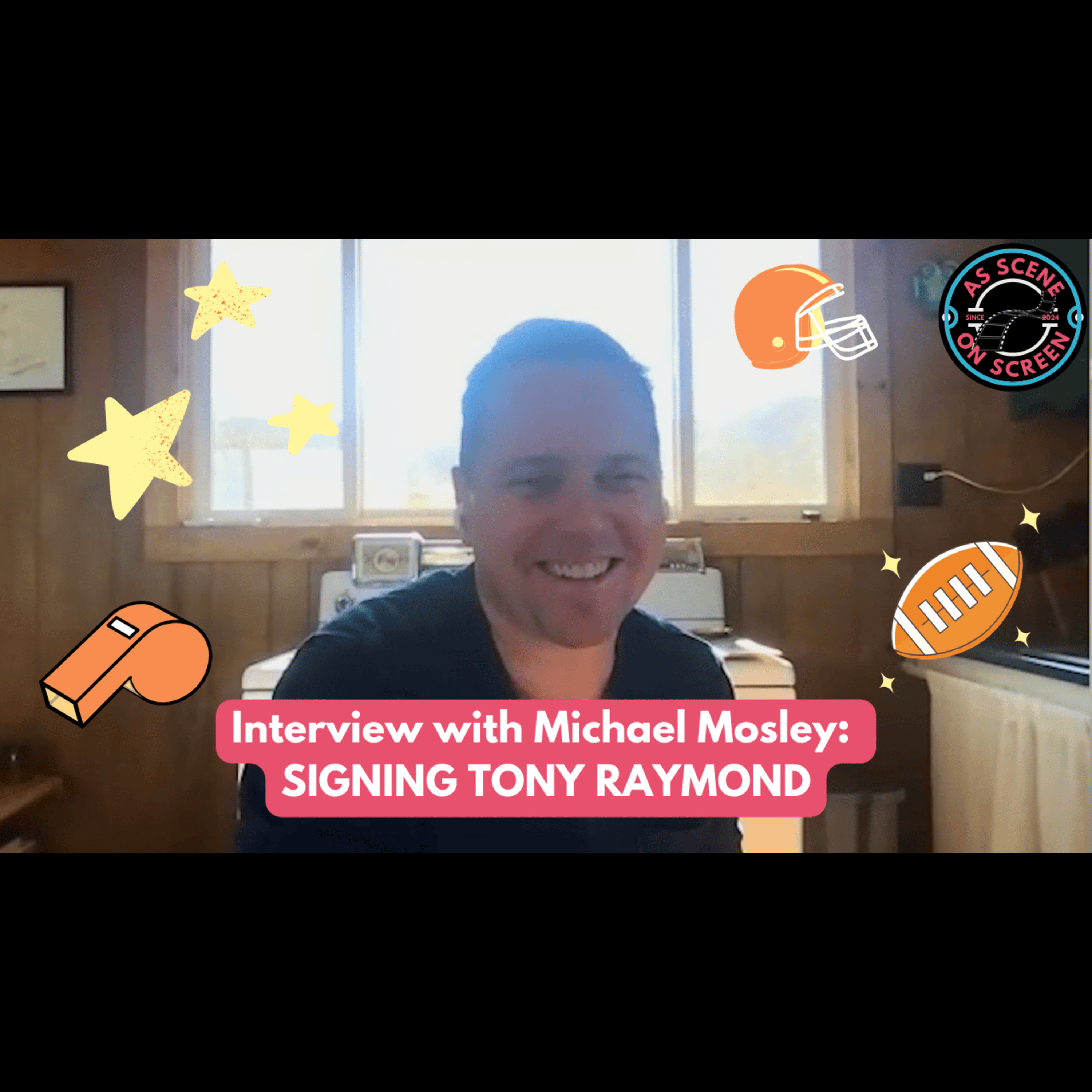 As Scene On Screen - Michael Mosley Interview: SIGNING TONY RAYMOND