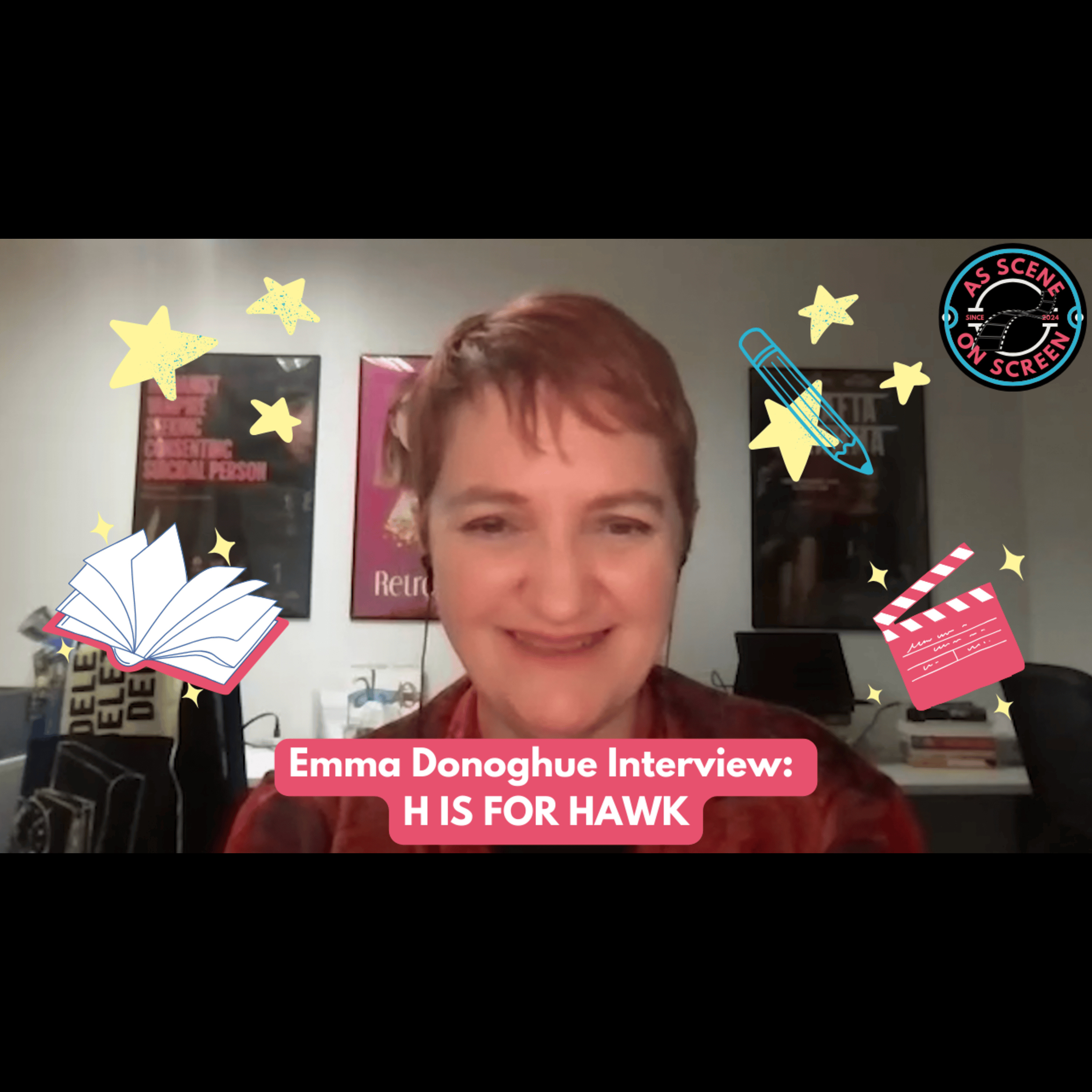 As Scene On Screen - Emma Donoghue Interview: H IS FOR HAWK