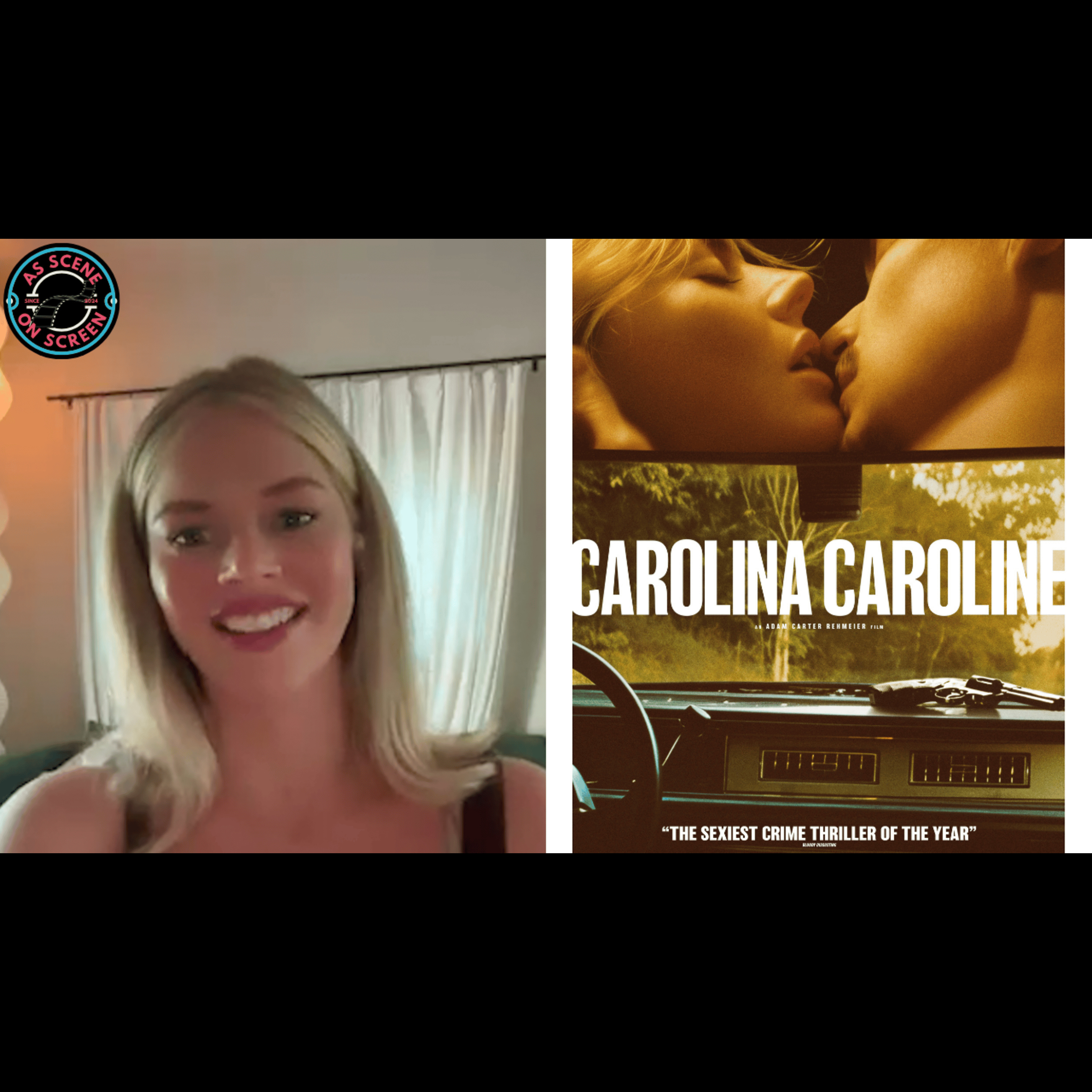 Samara Weaving shares behind-the-scenes stories from the making of CAROLINA CAROLINE episode artwork