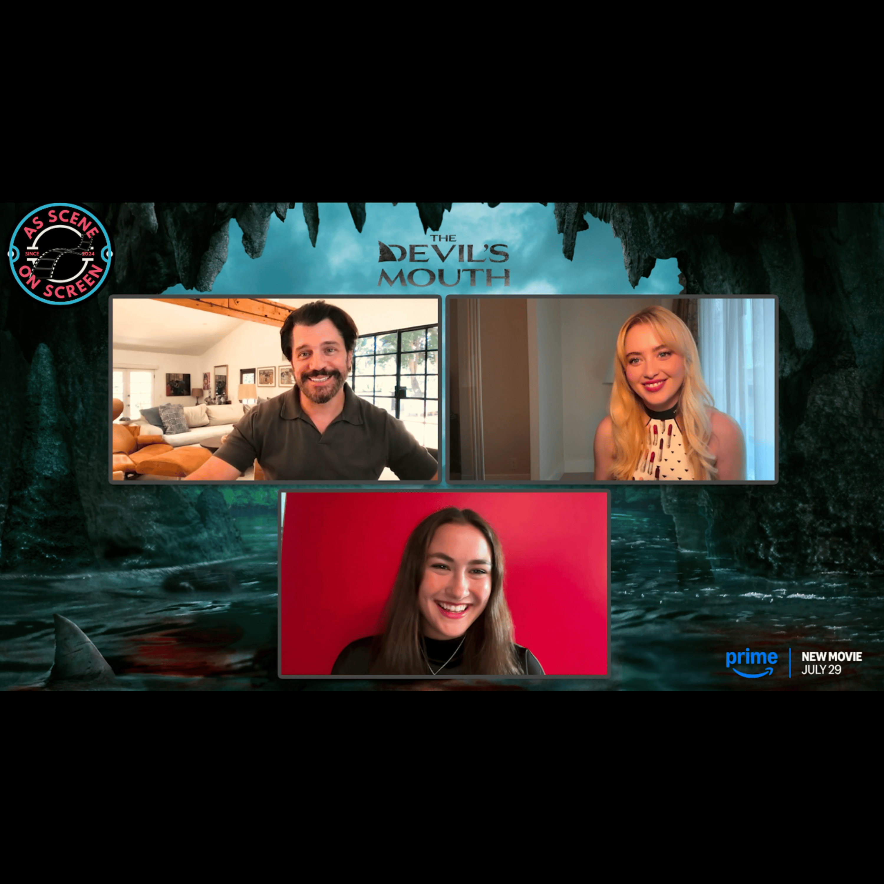 Director Jeff Wadlow and Kathryn Newton discuss their killer creature feature, THE DEVIL’S MOUTH episode artwork