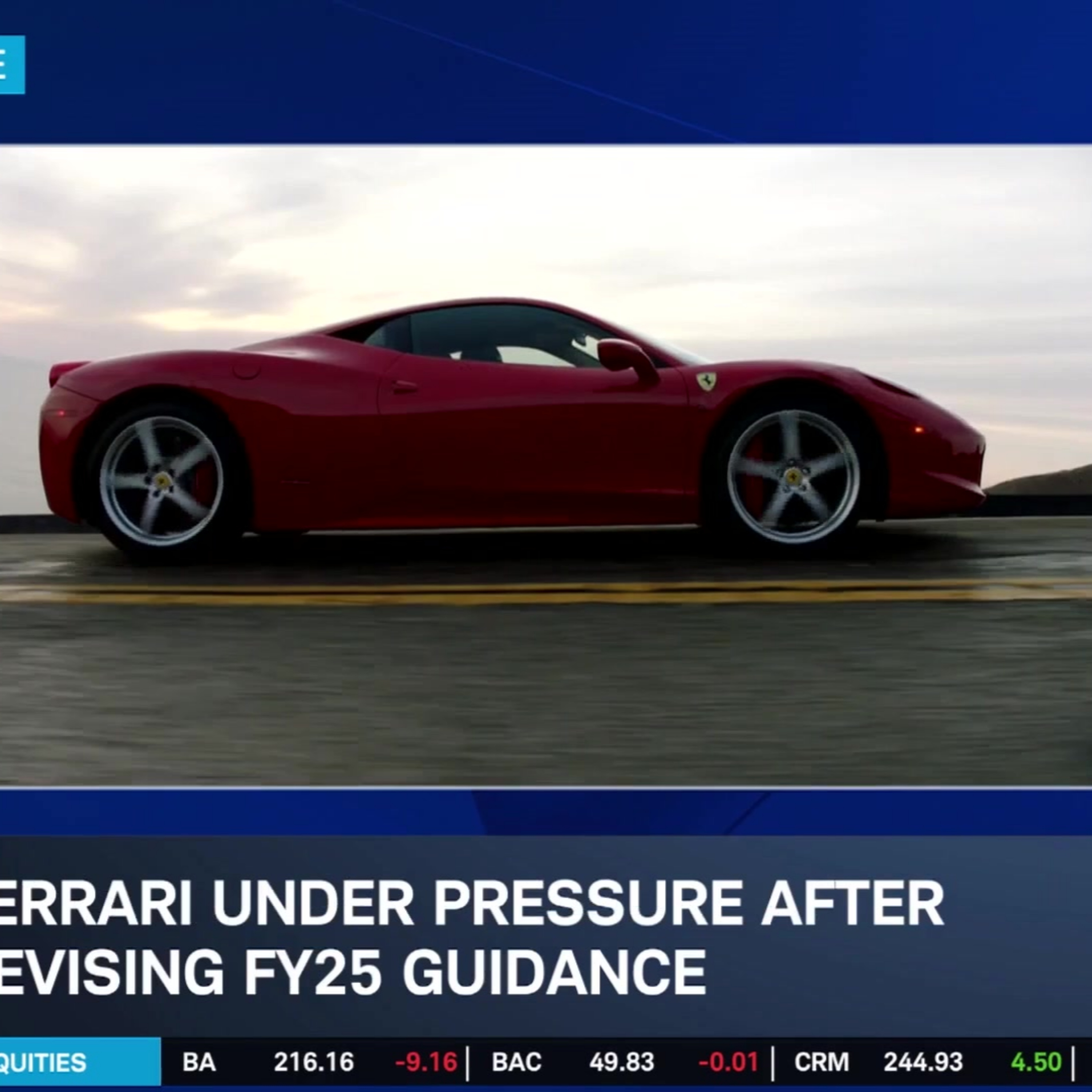 Overlooked Stock: Investors See Red Light on RACE Guidance