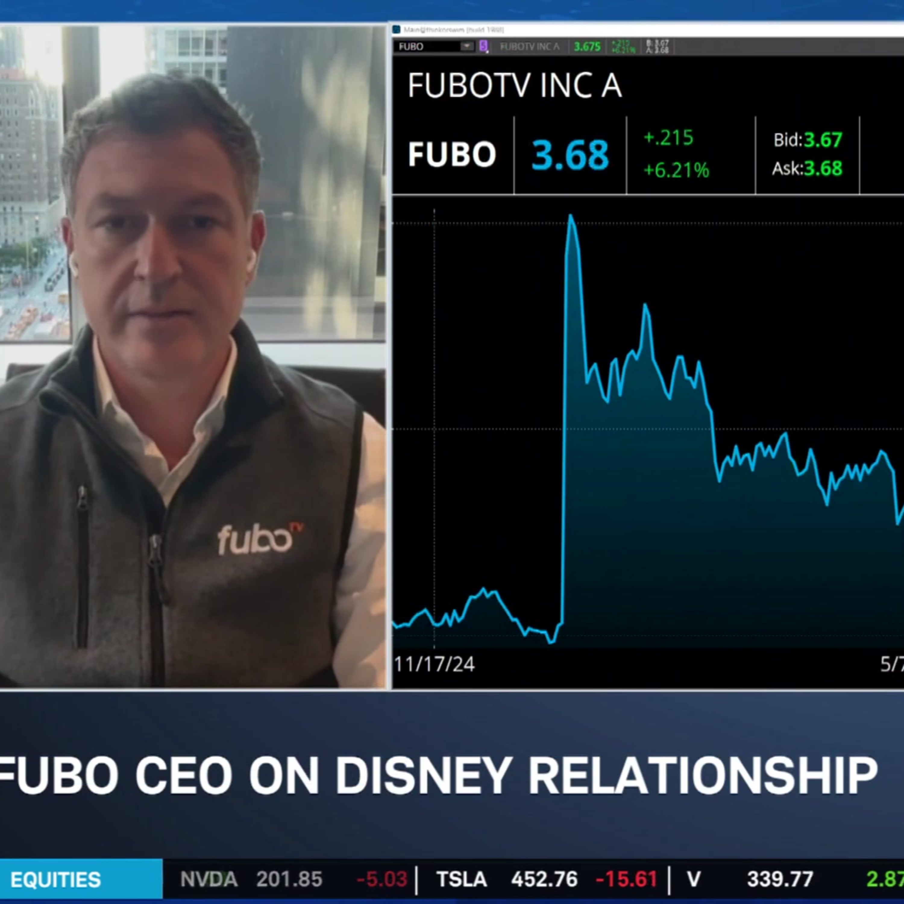 FUBO CEO on Merger with Hulu + Live TV, Opportunities Ahead