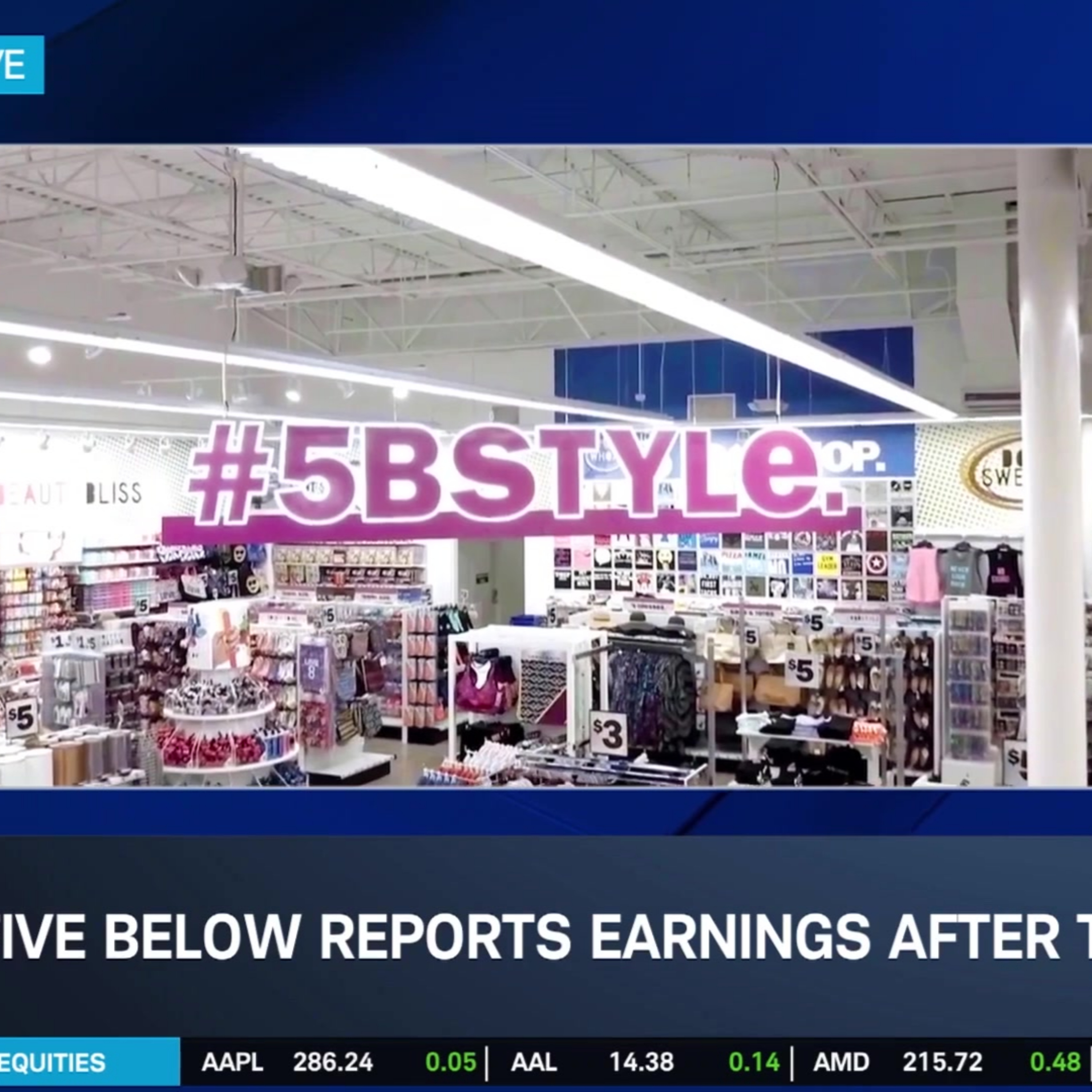 Ca$htag$: Expecting ‘Pretty Strong Earnings’ for Five Below (FIVE)
