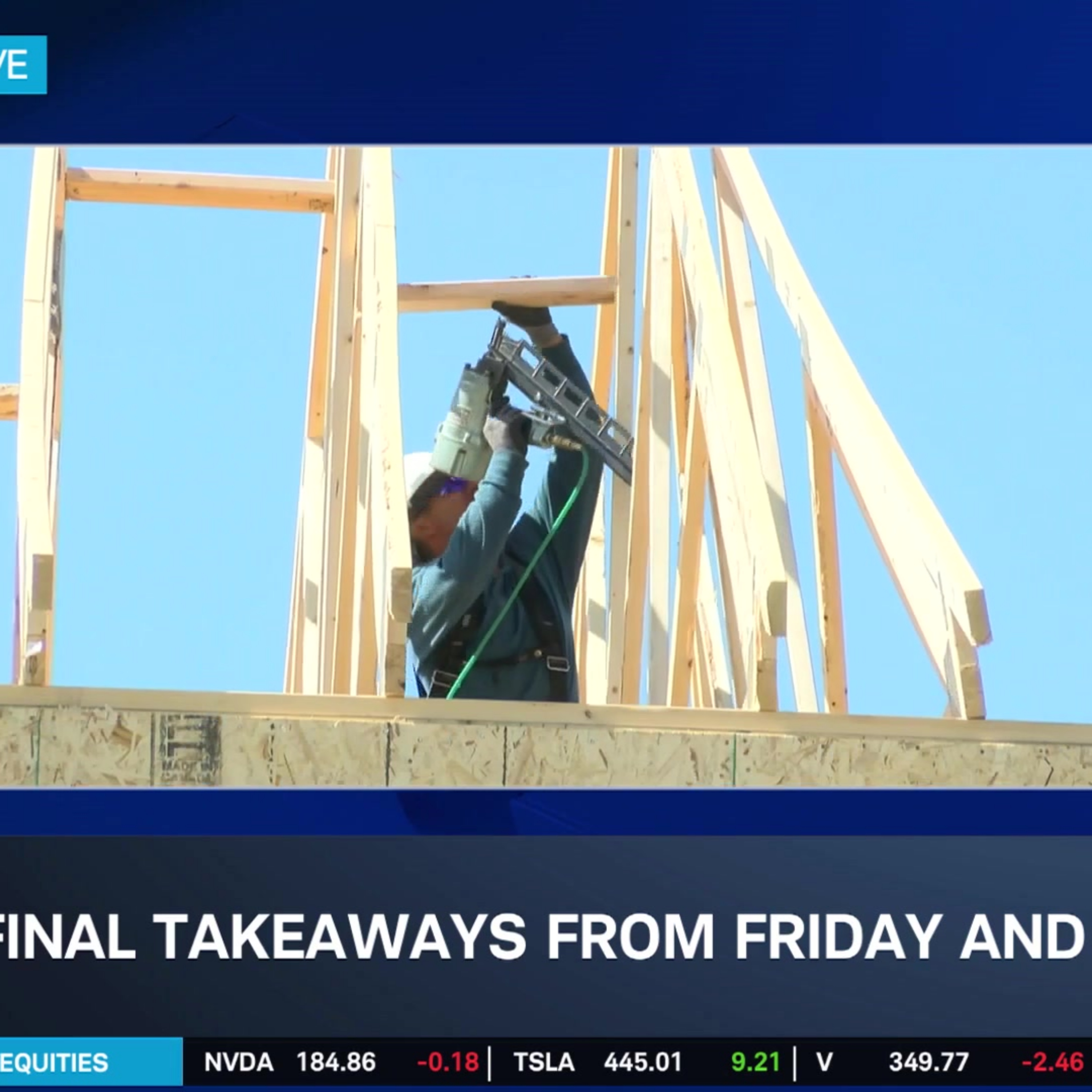 Friday's Final Takeaways: Mixed Jobs & Sentiment, Homebuilders Rally Friday's Final Takeaways: Mixed Jobs & Sentiment, Homebuilders Rally