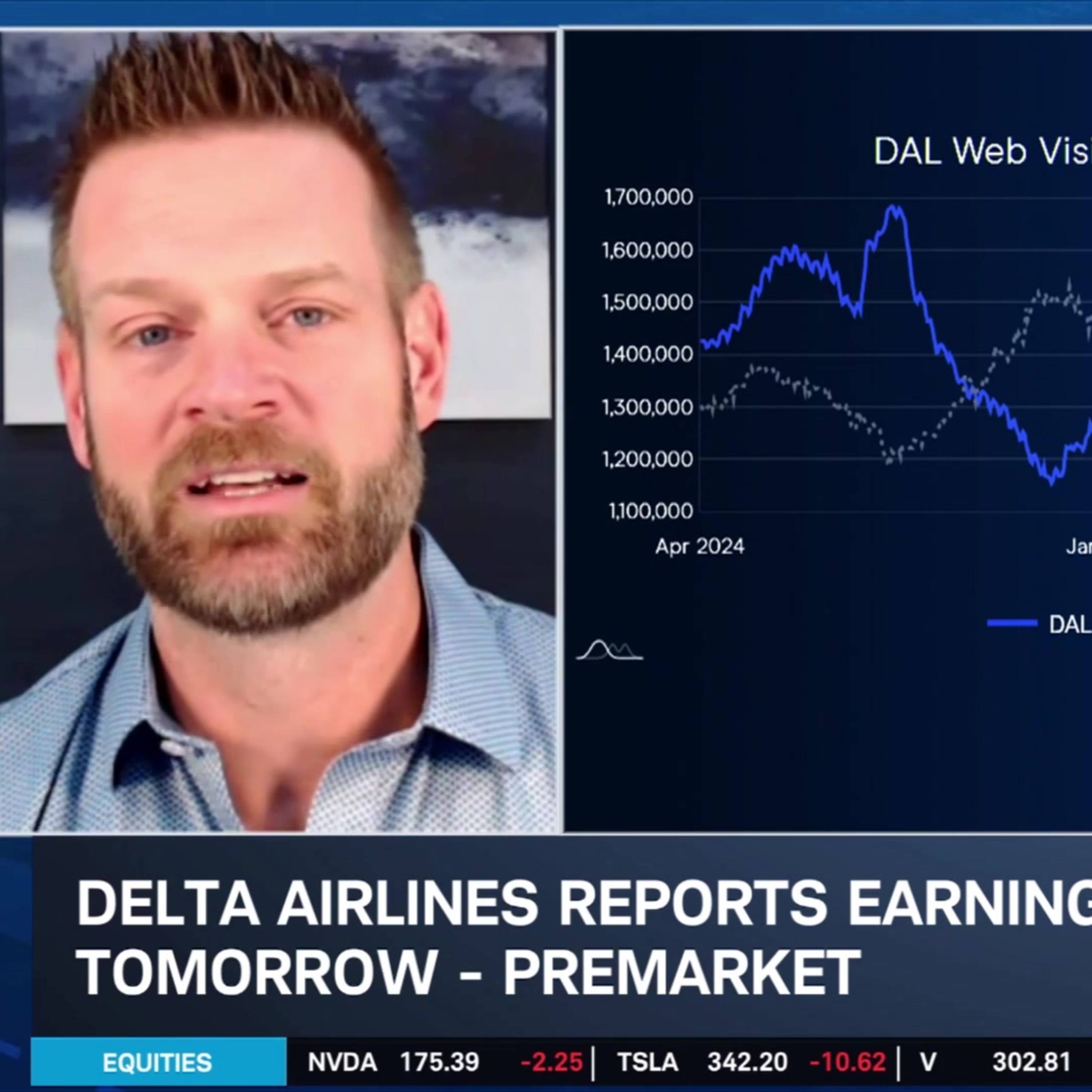 Ca$htag$: DAL "Pretty Strong" Pre-Earnings Thanks to Wealthy Customers