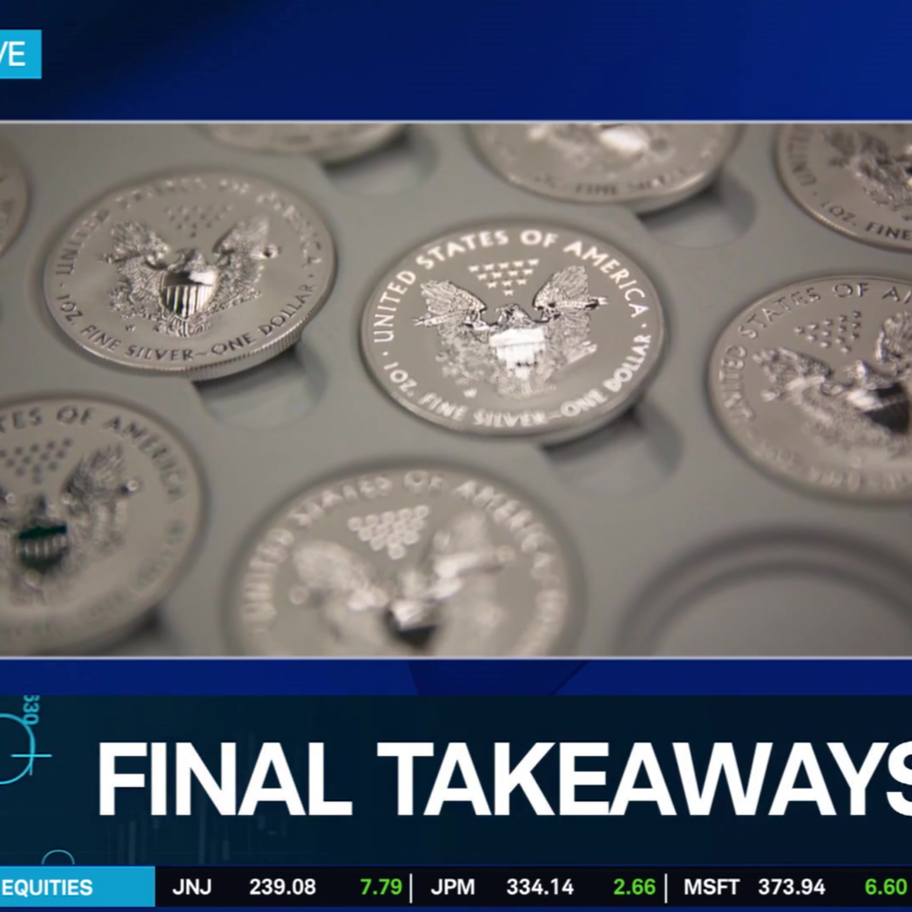 Tuesday's Final Takeaways: Gold & Silver Slide, Manufacturing Jobs Pressured