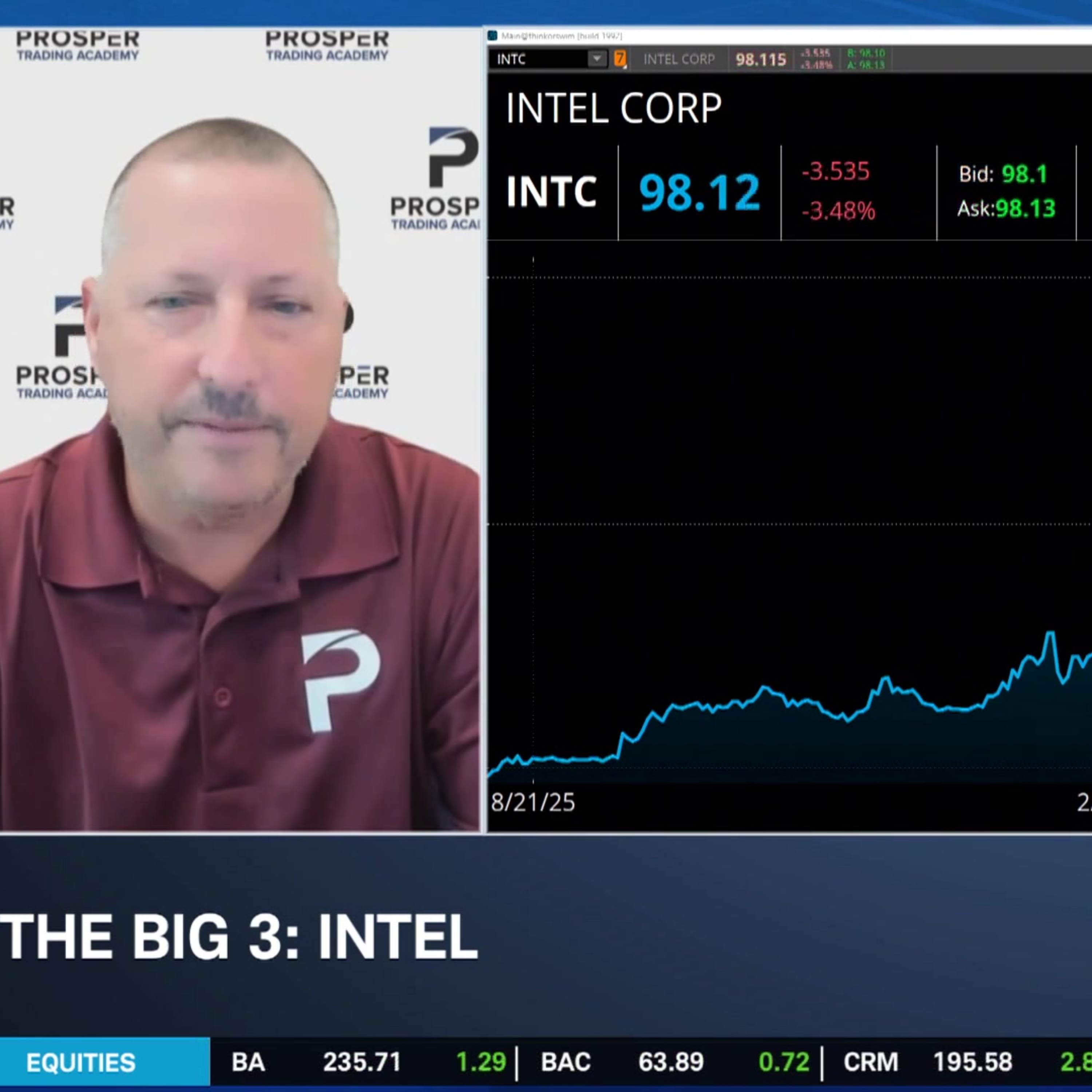 The Big 3: INTC, UBER, AAPL
