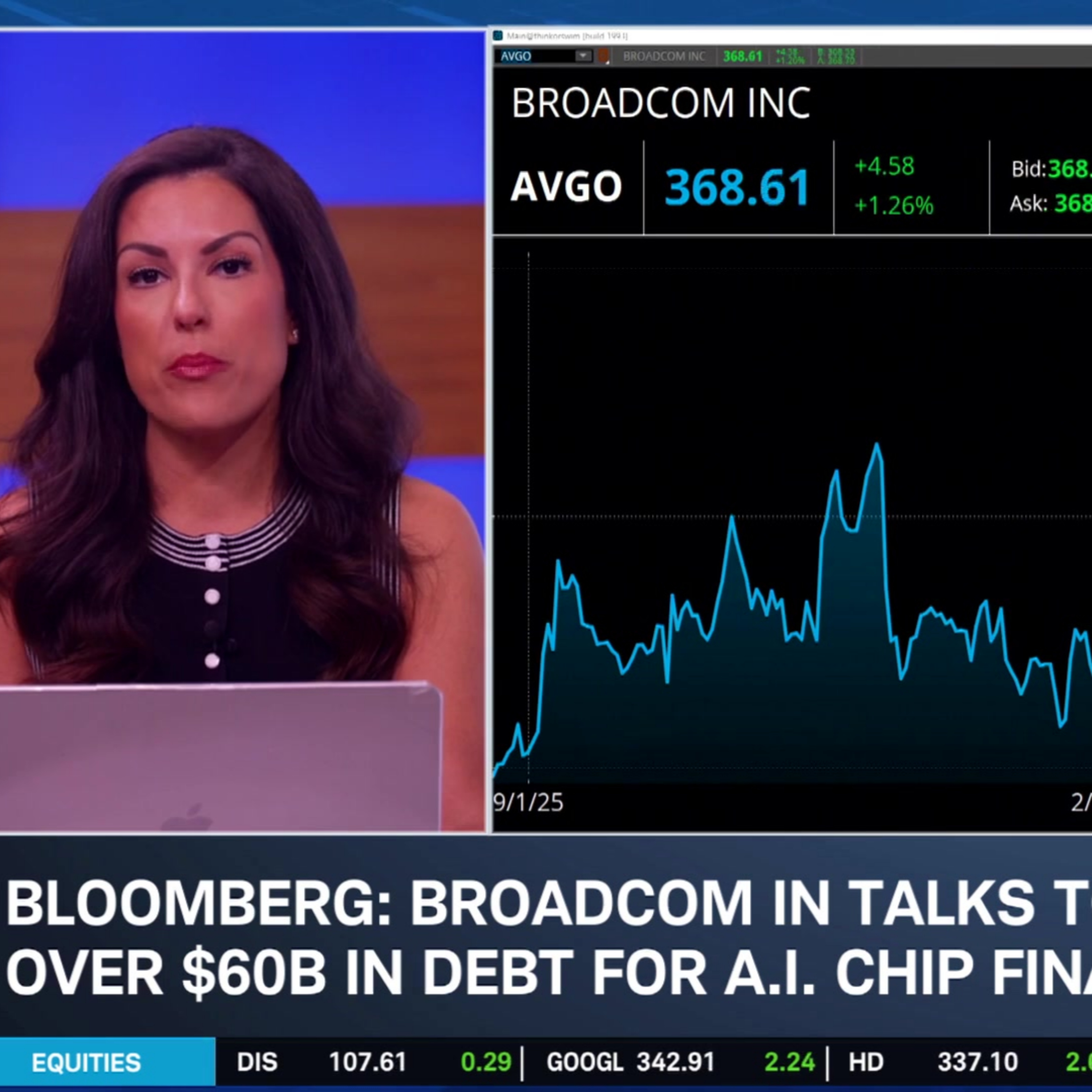 AVGO Seeking Up to $100B in Debt Financing Mirrors NVDA AI Infrastructure Push
