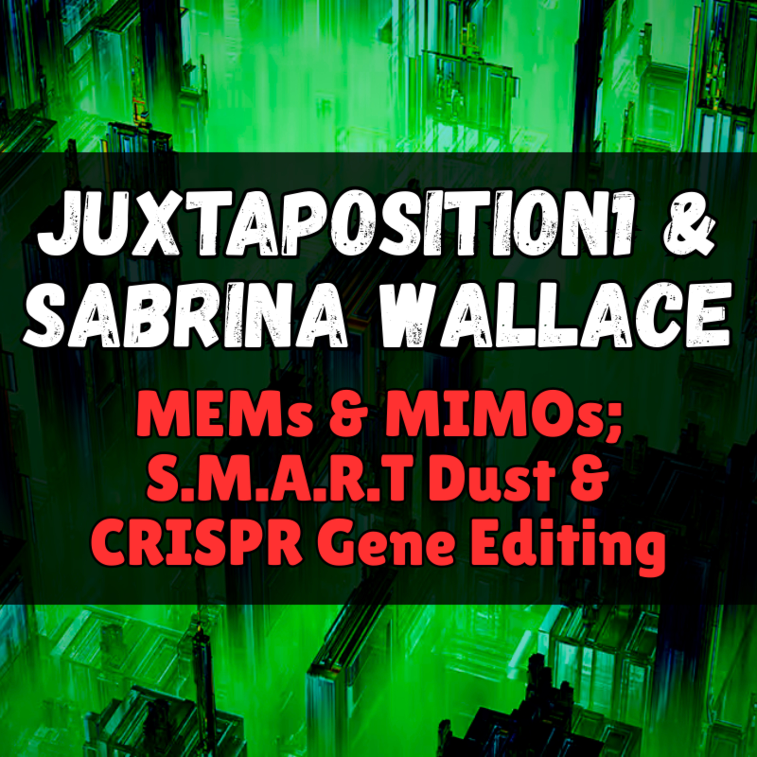 MEMs & MIMOs; S.M.A.R.T Dust & CRISPR Gene Editing | Pt. 09 | Juxtaposition1 /w Sabrina Wallace